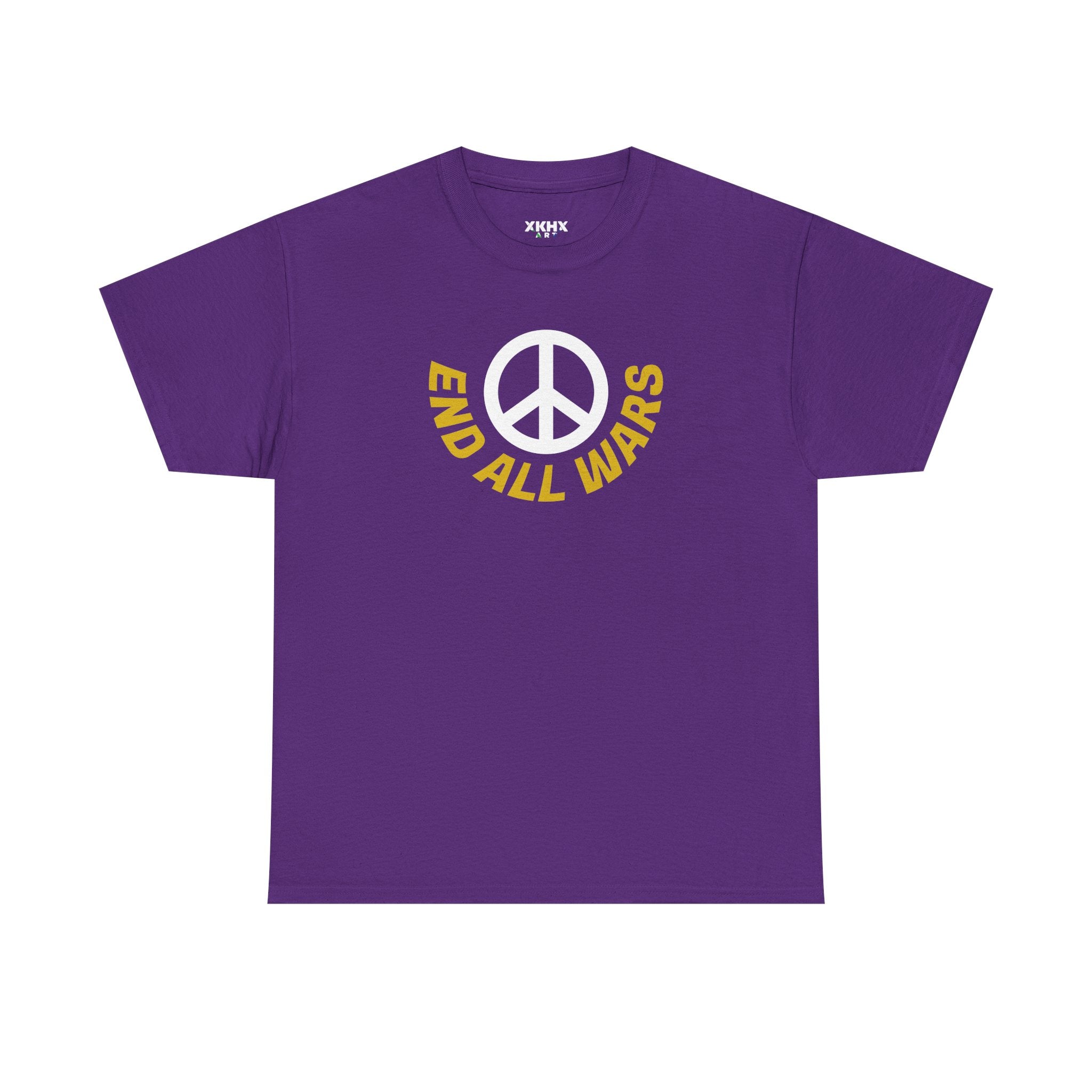 Peace Symbol T-Shirt — "End All Wars" Anti-War Graphic Tee