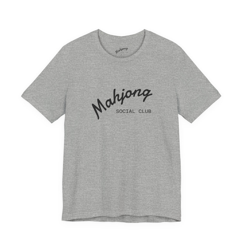 Mahjong Social Club Tee | tile-inspired, jade green pastel