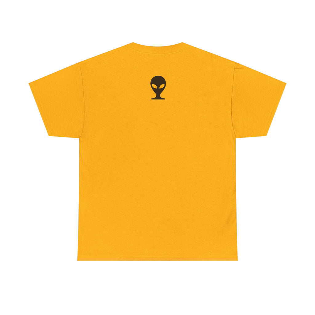 Alien Tee — Minimal "They Are Real" Vertical Graphic T-Shirt
