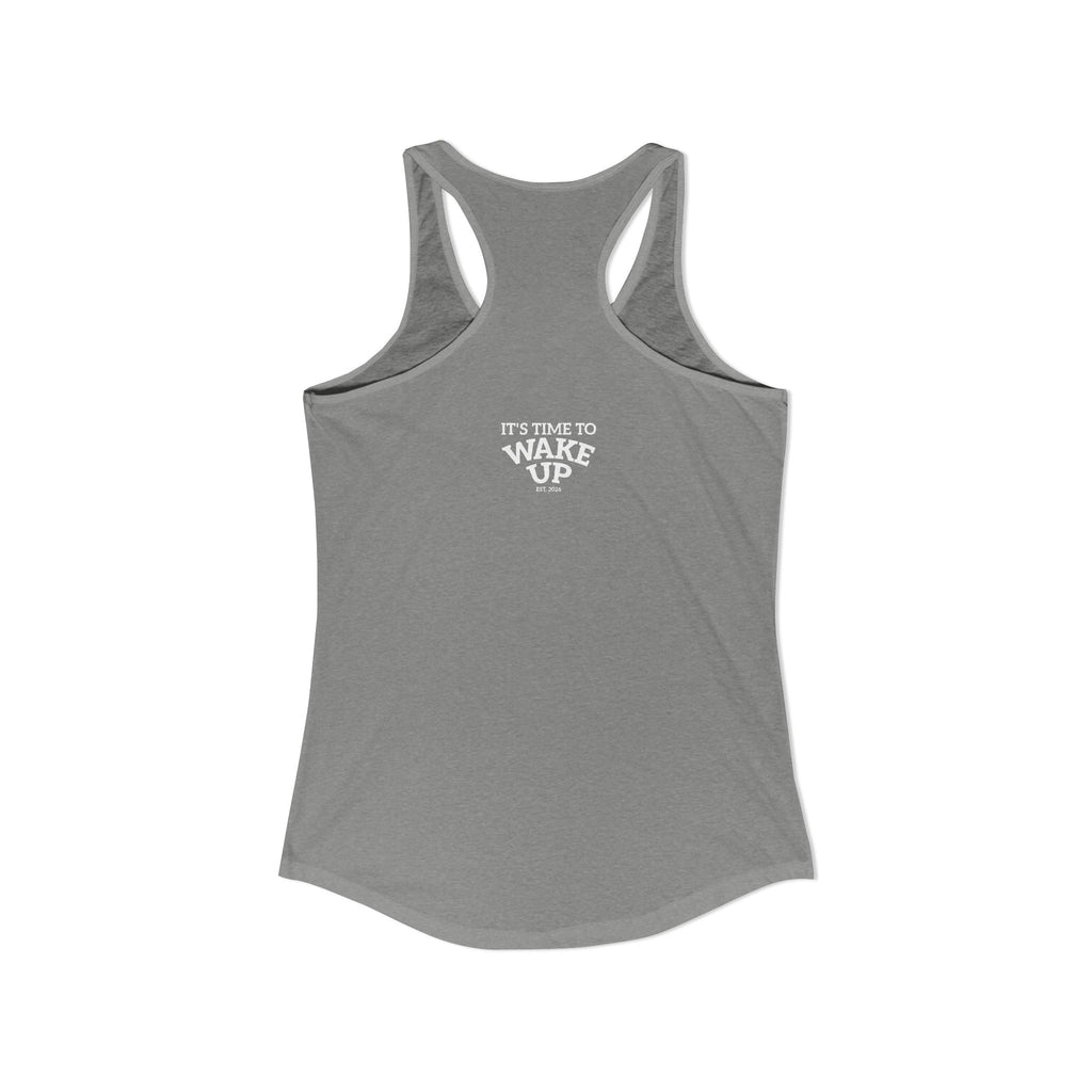 Wake Up dark | Women's Ideal Racerback Tank