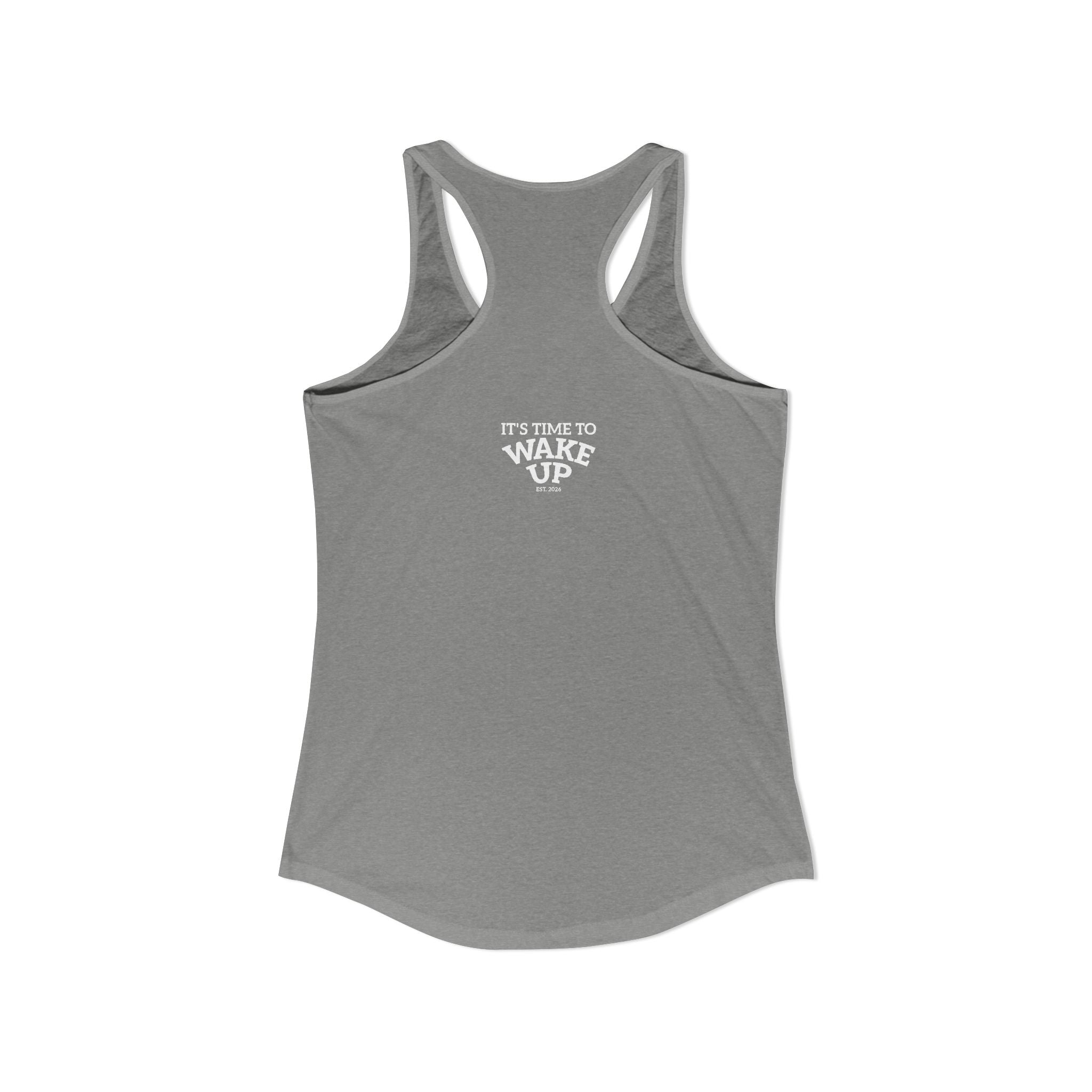 Wake Up dark | Women's Ideal Racerback Tank