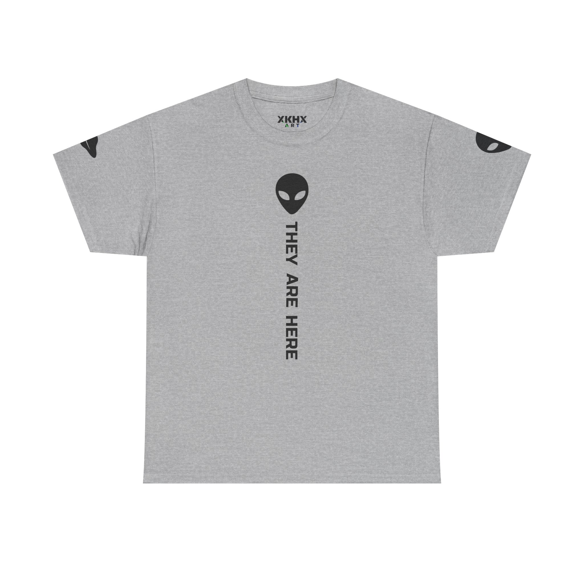 Alien Head "They Are Here" Graphic Tee