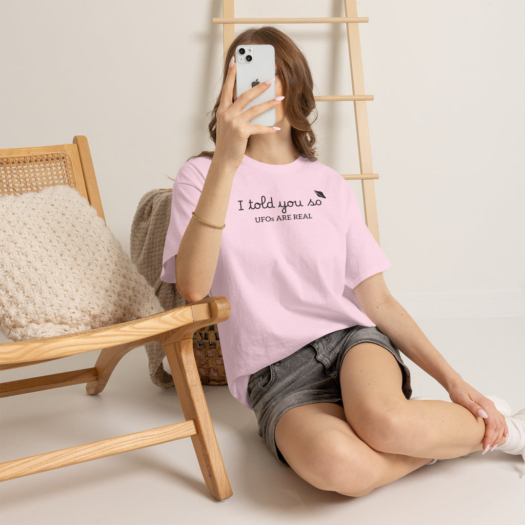 Alien Tee — Minimal "I told you so" Graphic T-Shirt