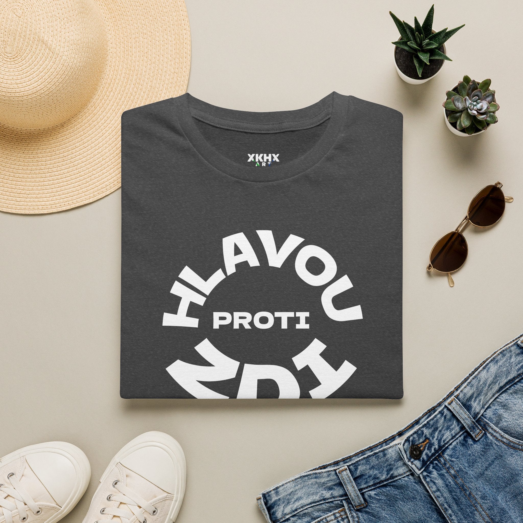 T-Shirt — Hlavou Proti Zdi - Bold Graphic Tee