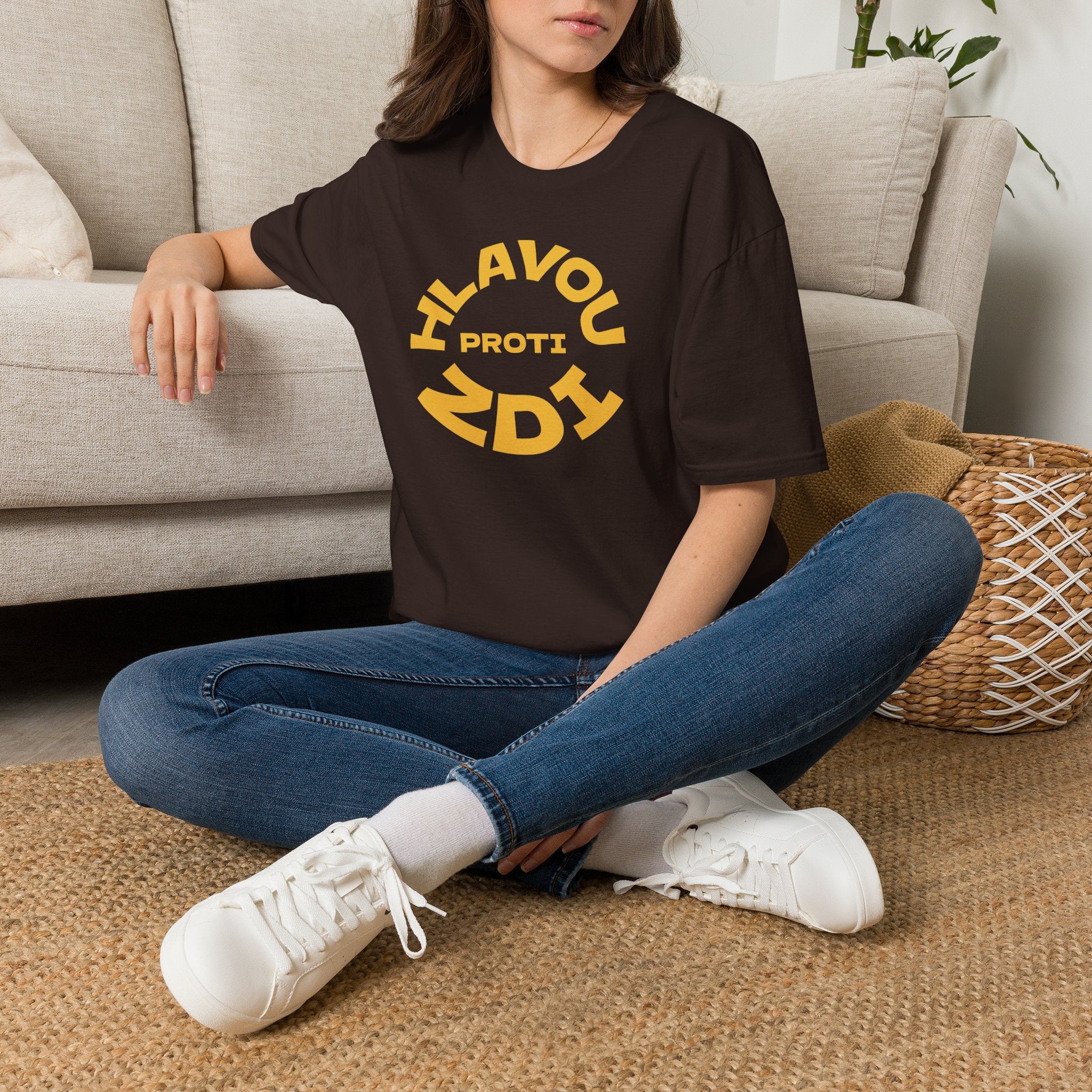 T-Shirt — Hlavou Proti Zdi - Bold Graphic Tee