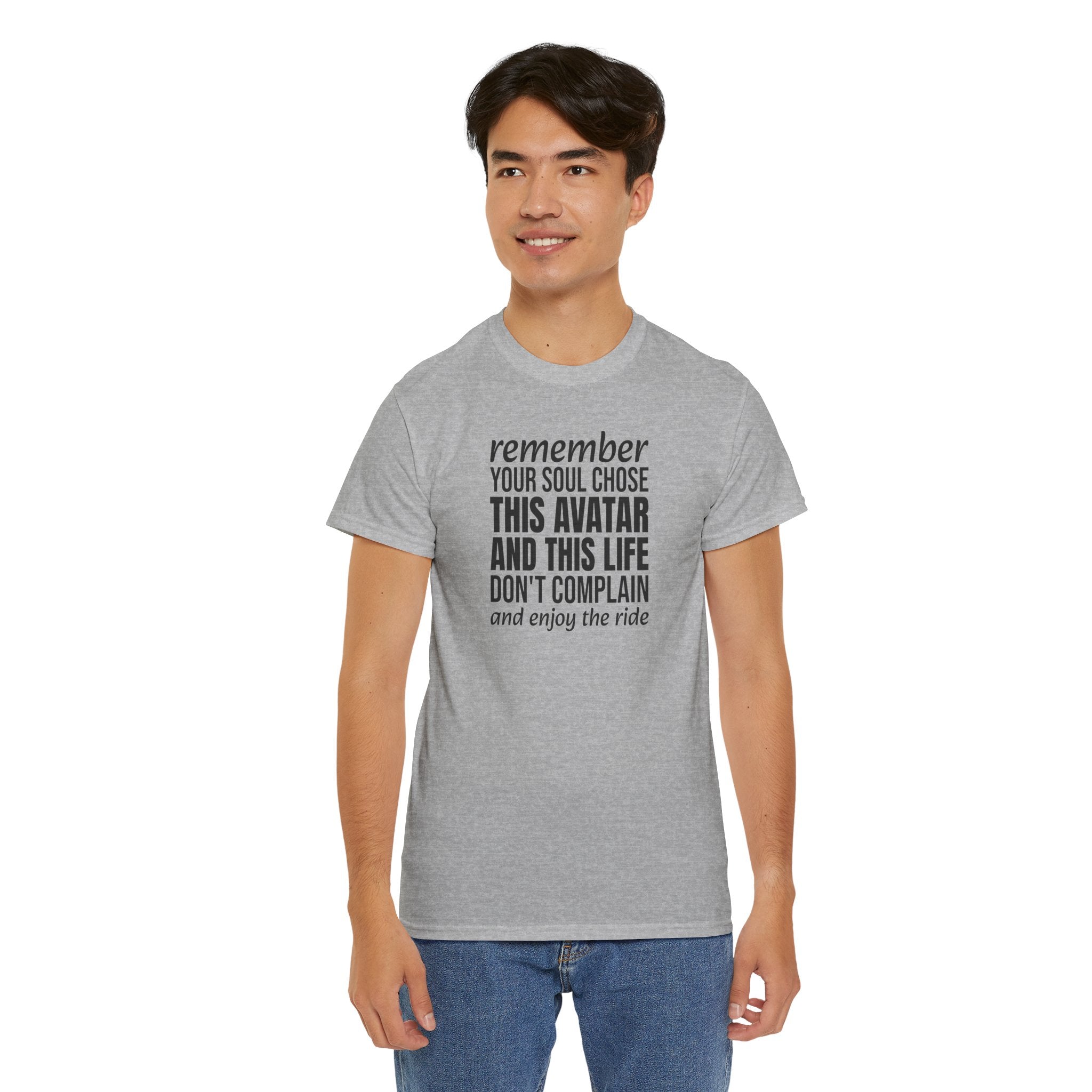Remember Your Soul Chose This Life Tee — Inspirational Spiritual Quote T-Shirt