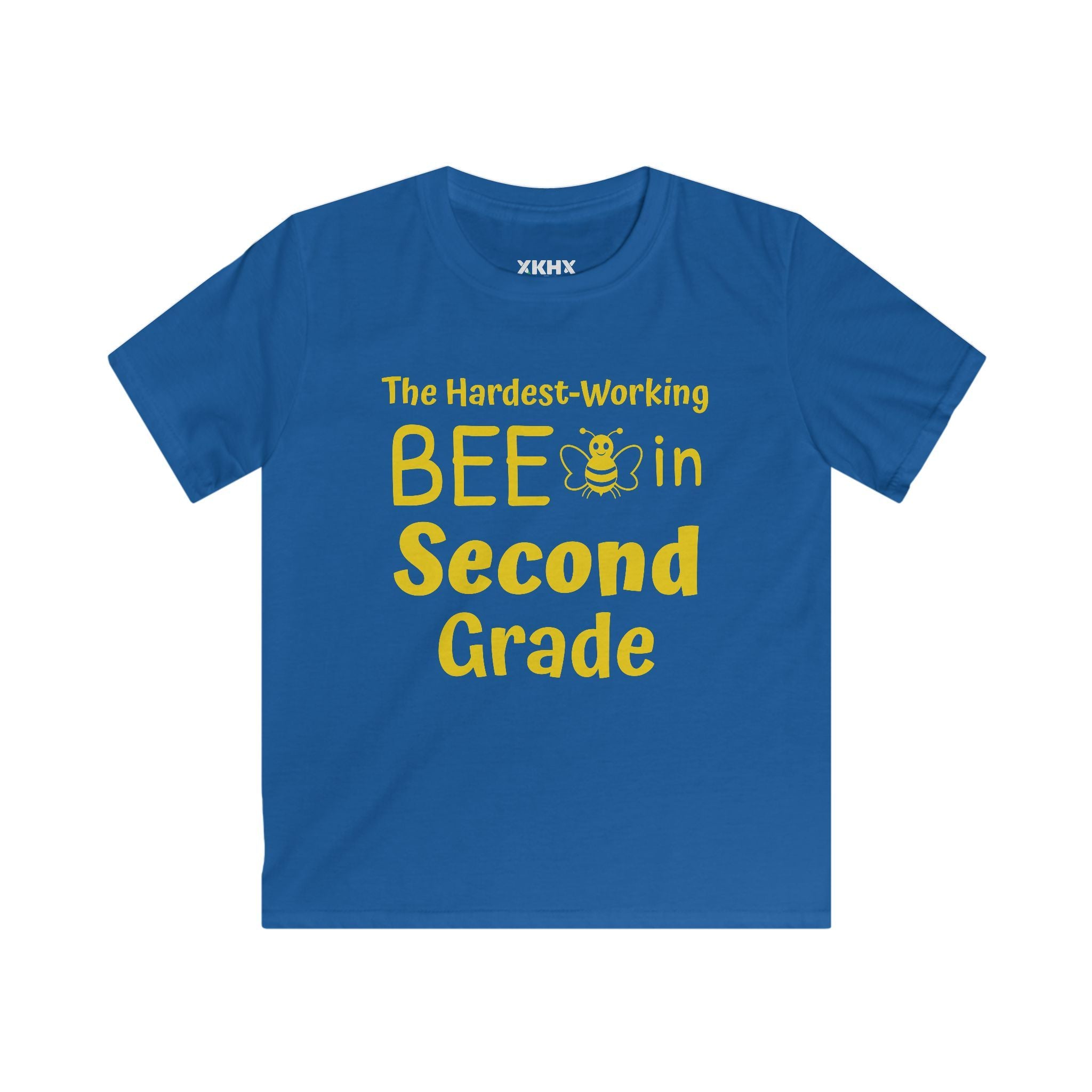 Personalized [XX] Grade Bee T-Shirt — "The Hardest-Working Bee in [XX] Grade" Kids Tee