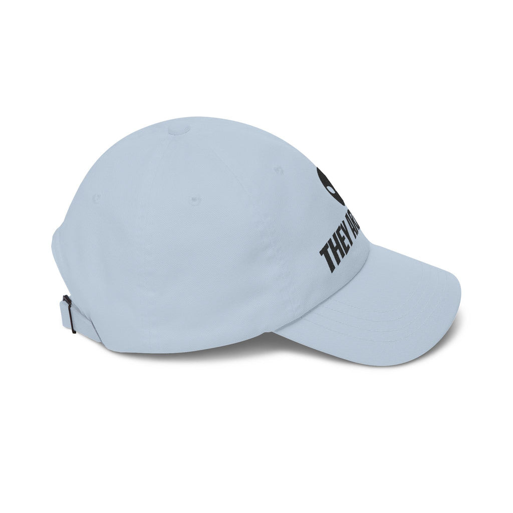 Alien "They Are Here" Dad Cap - Embroidered Baseball Hat light