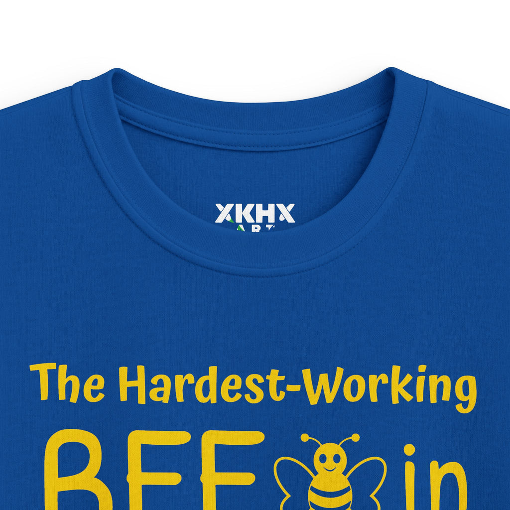 Personalized [XX] Grade Bee T-Shirt — "The Hardest-Working Bee in [XX] Grade" Kids Tee