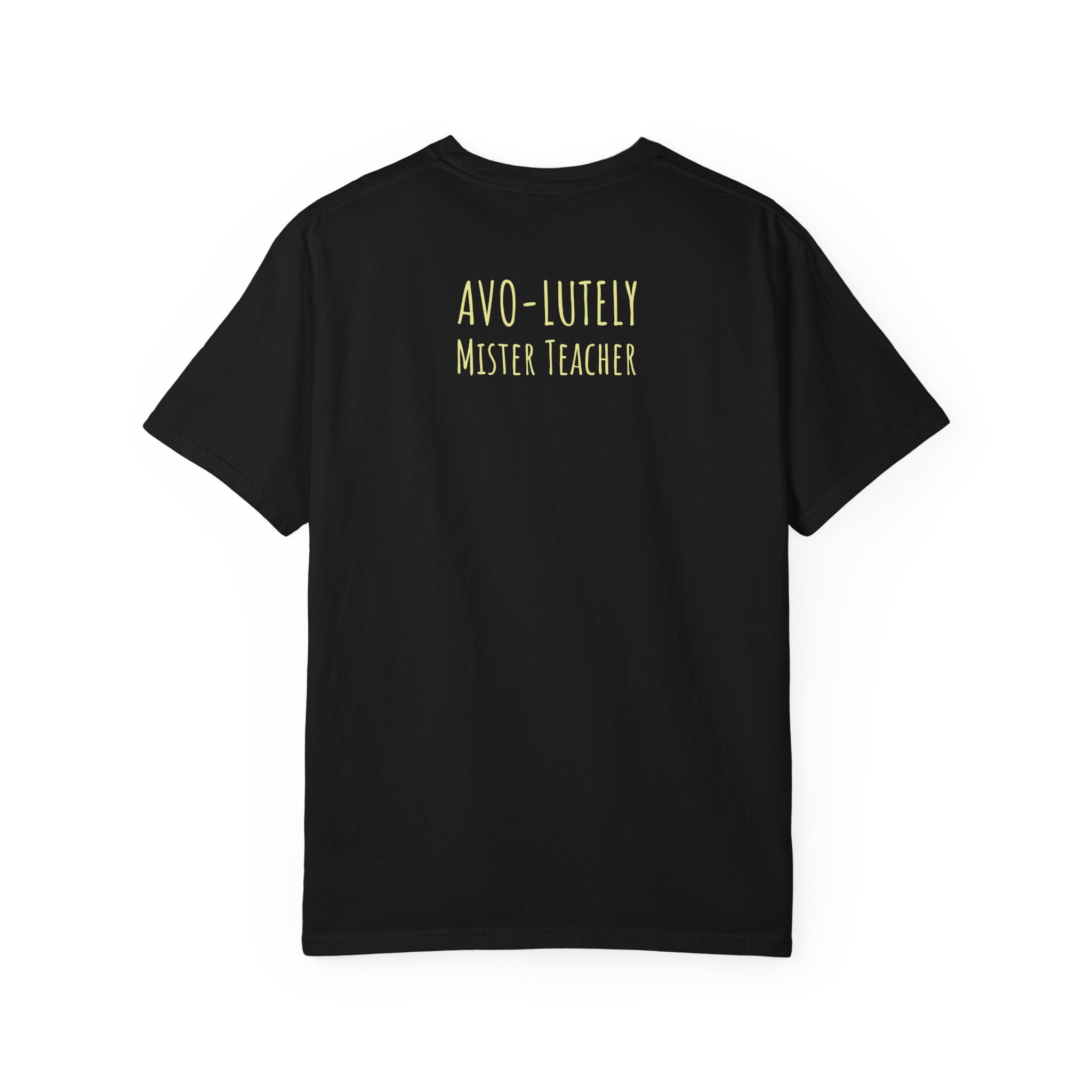 Personalizable "Avo-lutely Amazing Teacher" T-Shirt — Cute Avocado [XX] Grade Teacher Tee