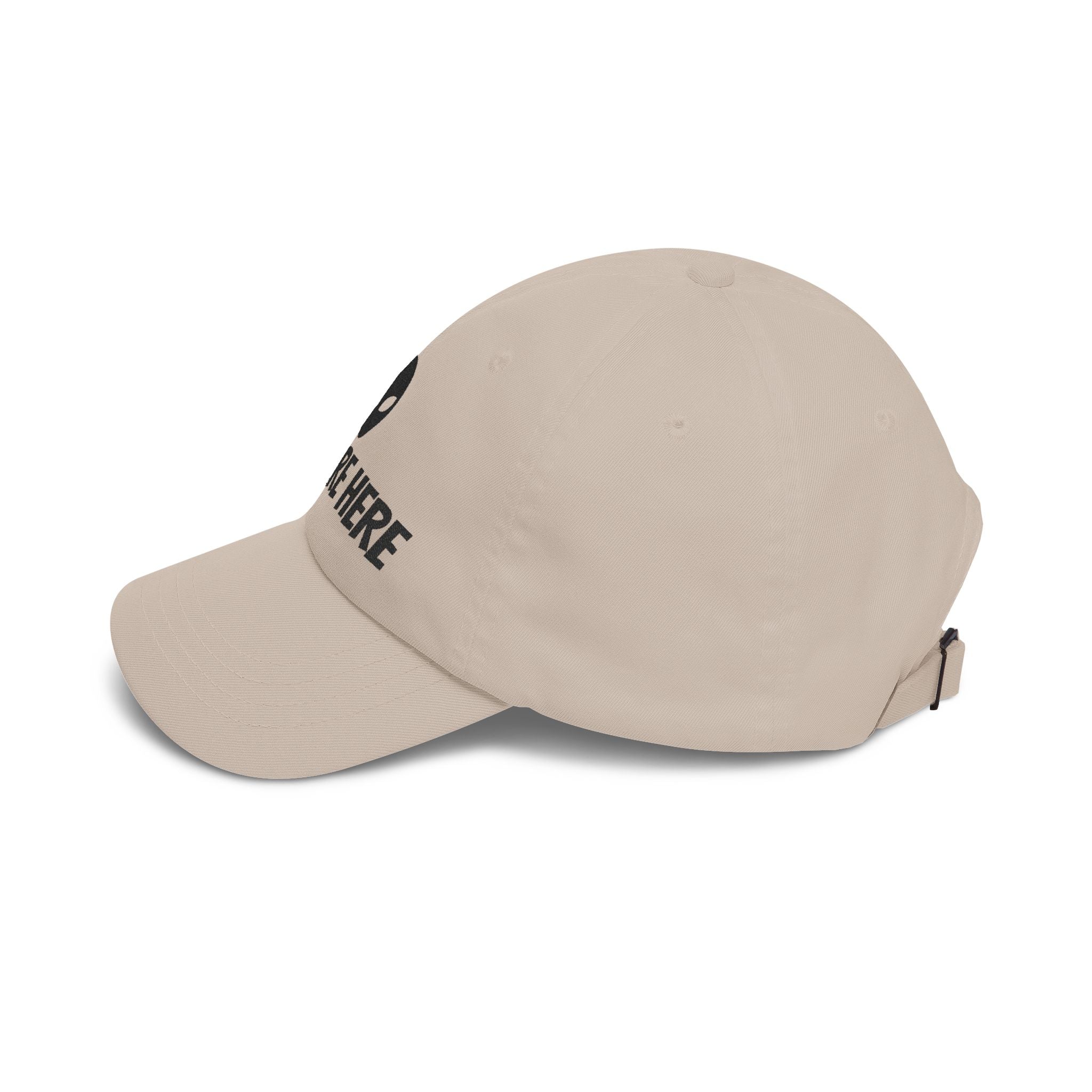 Alien "They Are Here" Dad Cap - Embroidered Baseball Hat light