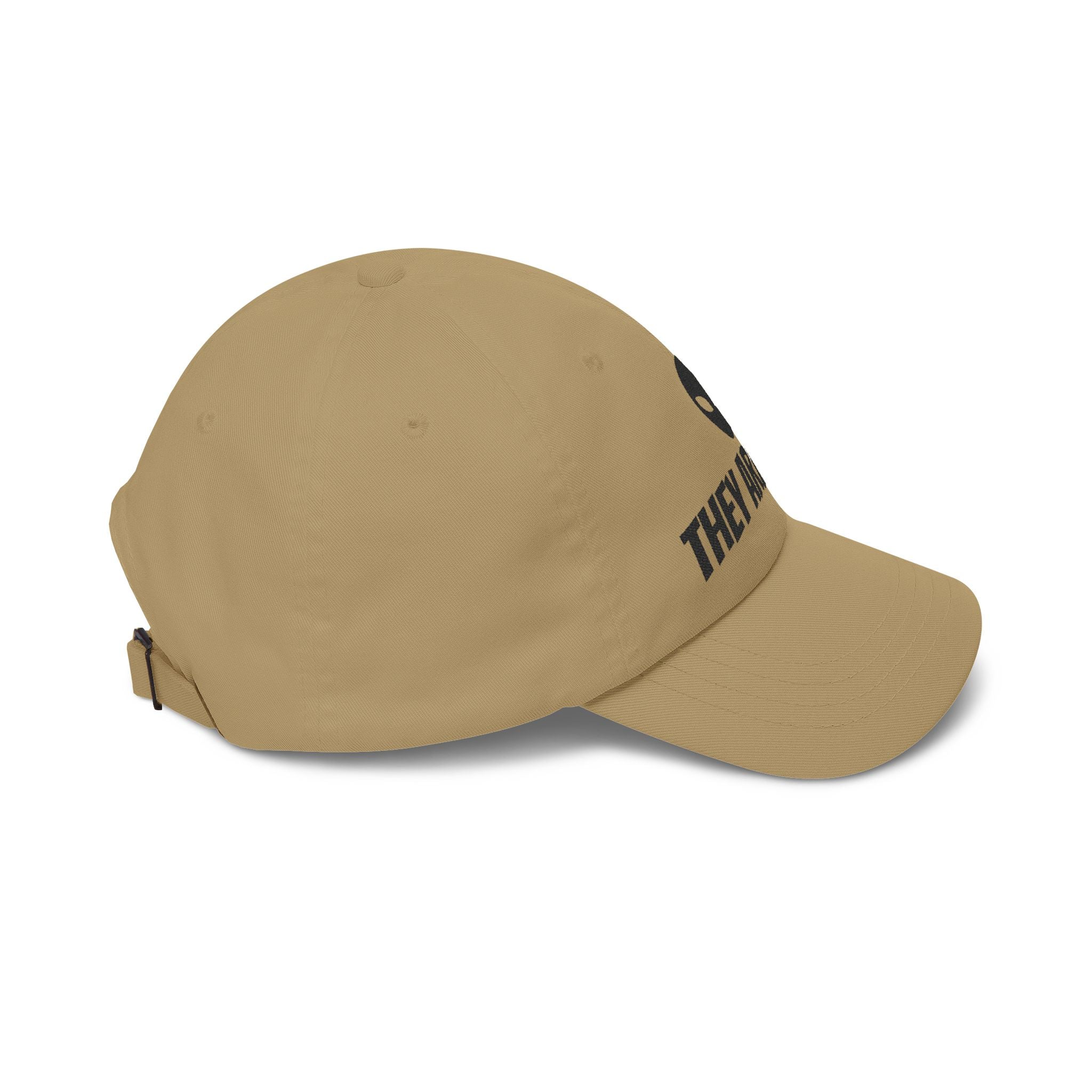 Alien "They Are Here" Dad Cap - Embroidered Baseball Hat light