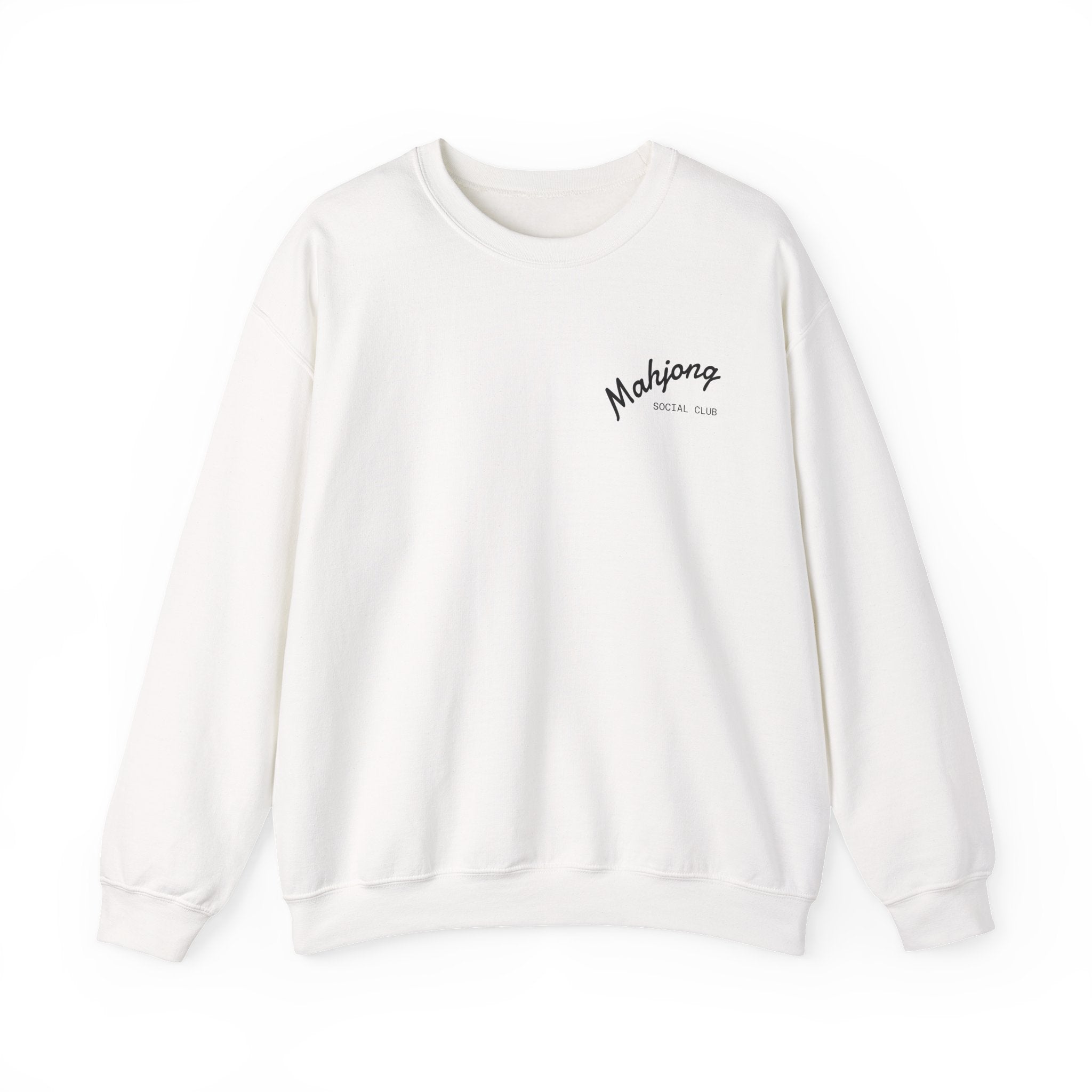 Mahjong Social Club Sweatshirt | tile-inspired, jade green pastel