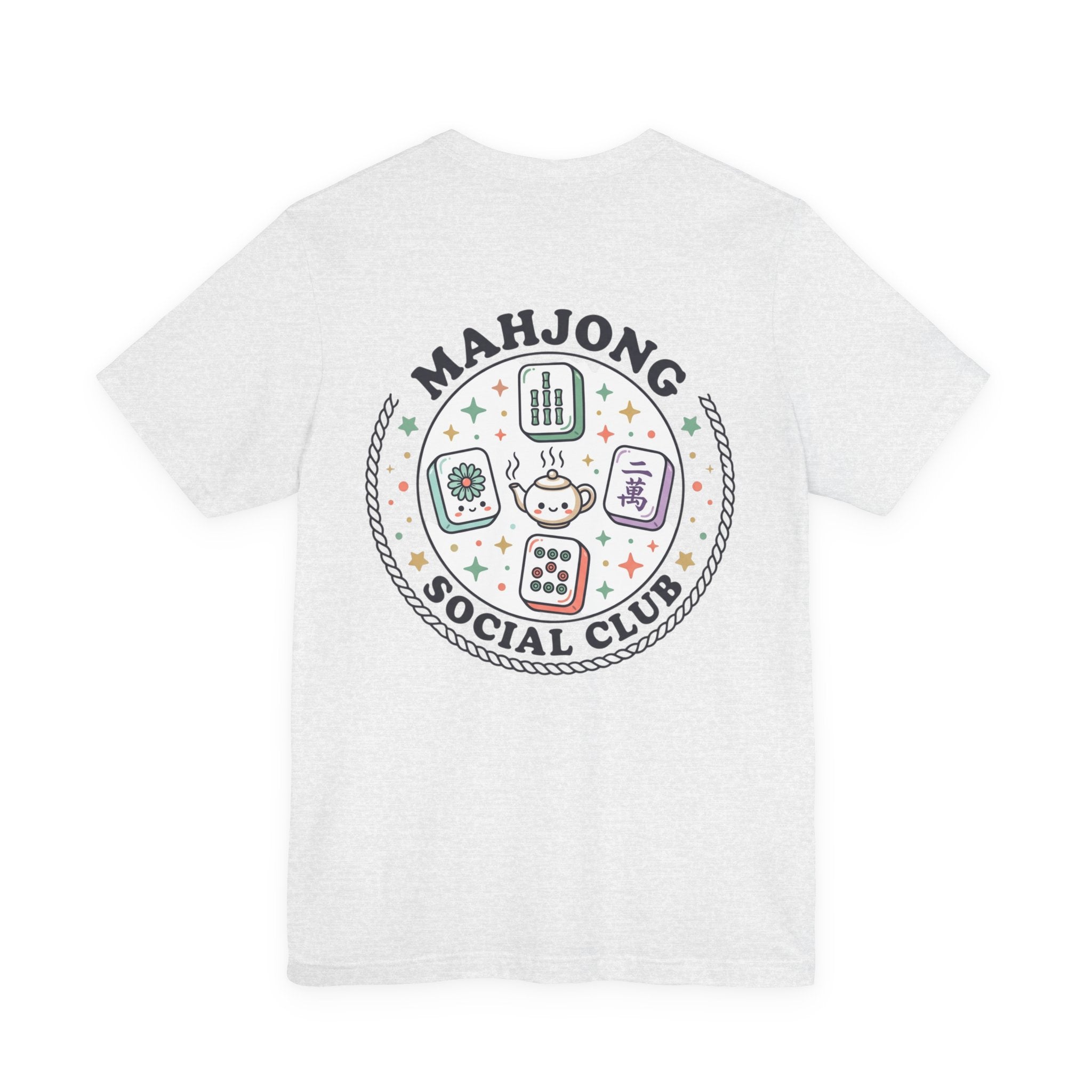 Mahjong Social Club Tee | tile-inspired, jade green pastel
