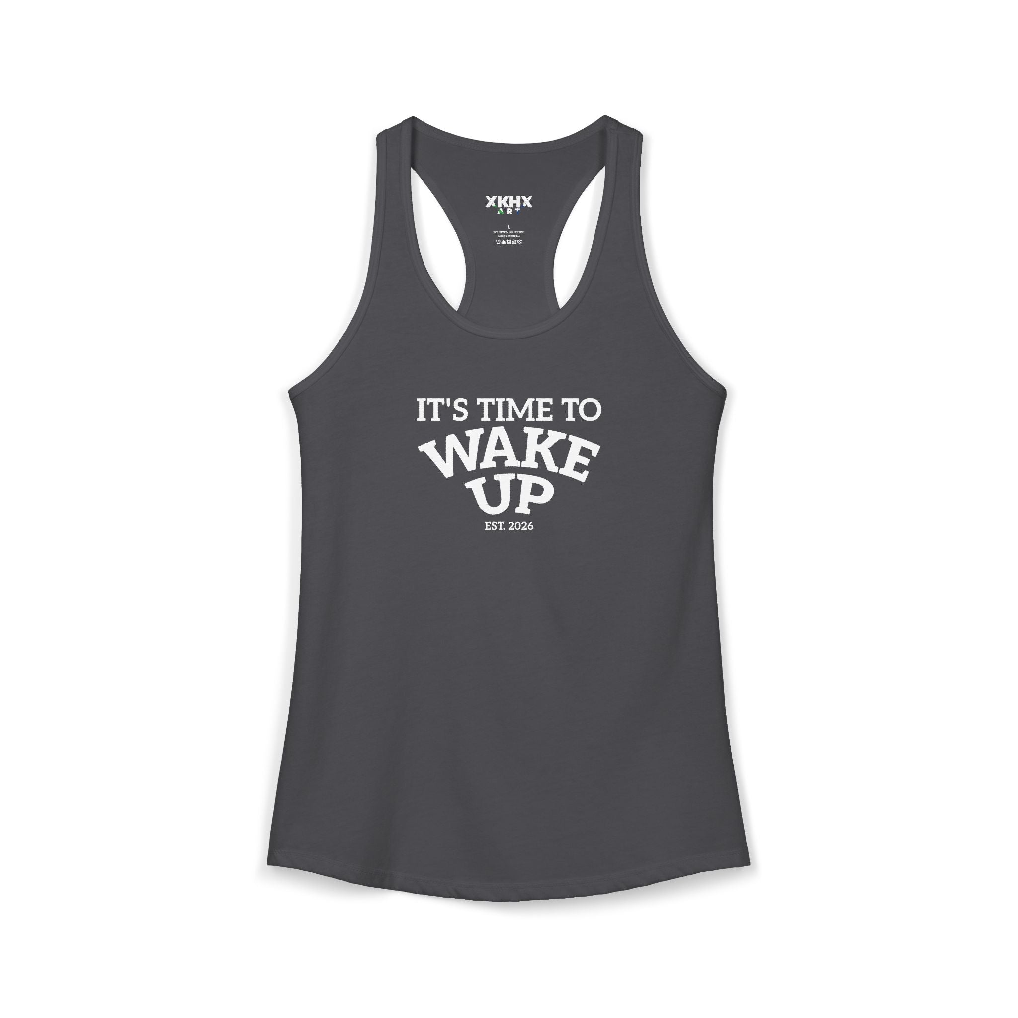 Wake Up dark | Women's Ideal Racerback Tank