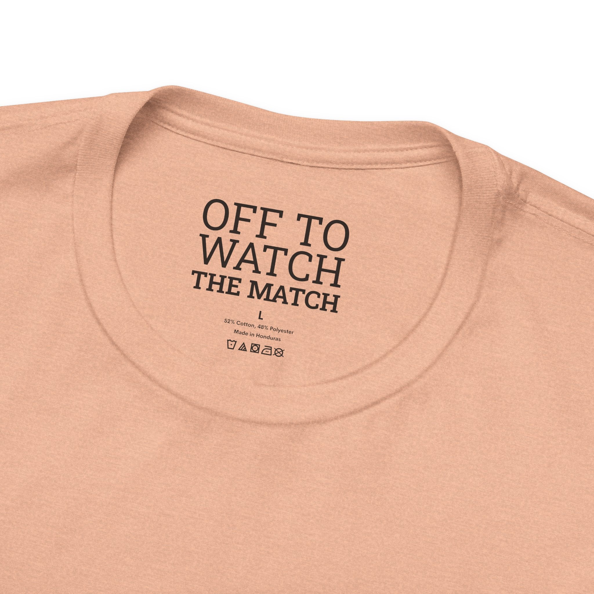 Off to Watch the Match Tee | soccer watch party, match-day outfit