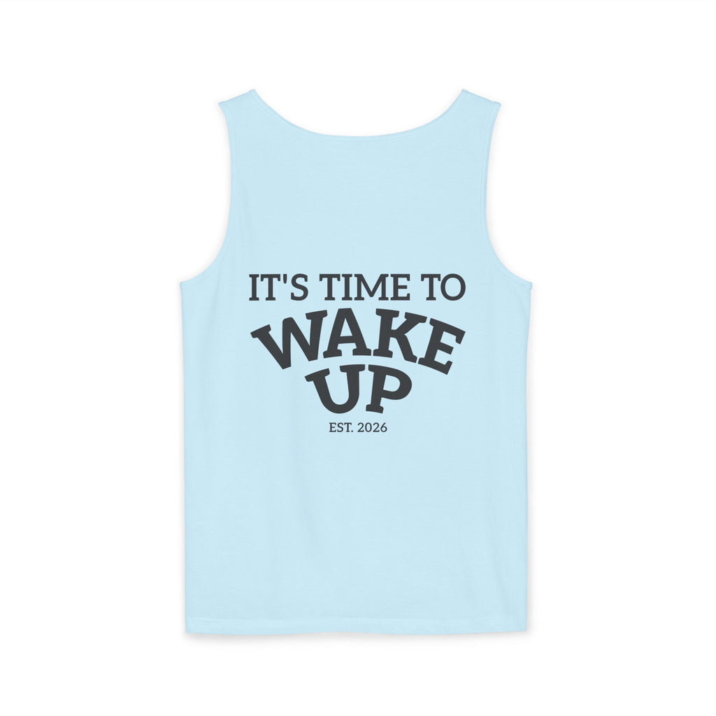 Wake Up Tank Top — Casual Graphic Tank