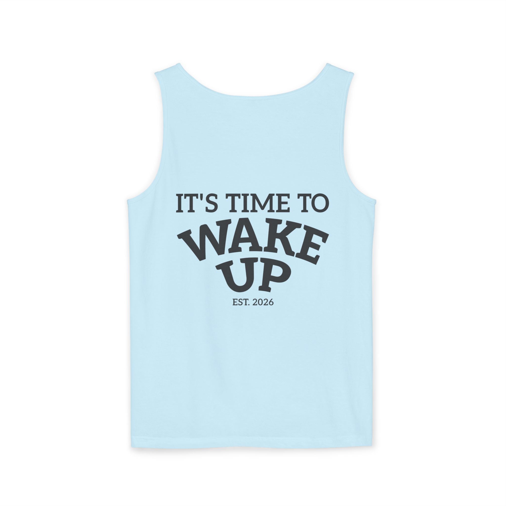 Wake Up Tank Top — Casual Graphic Tank