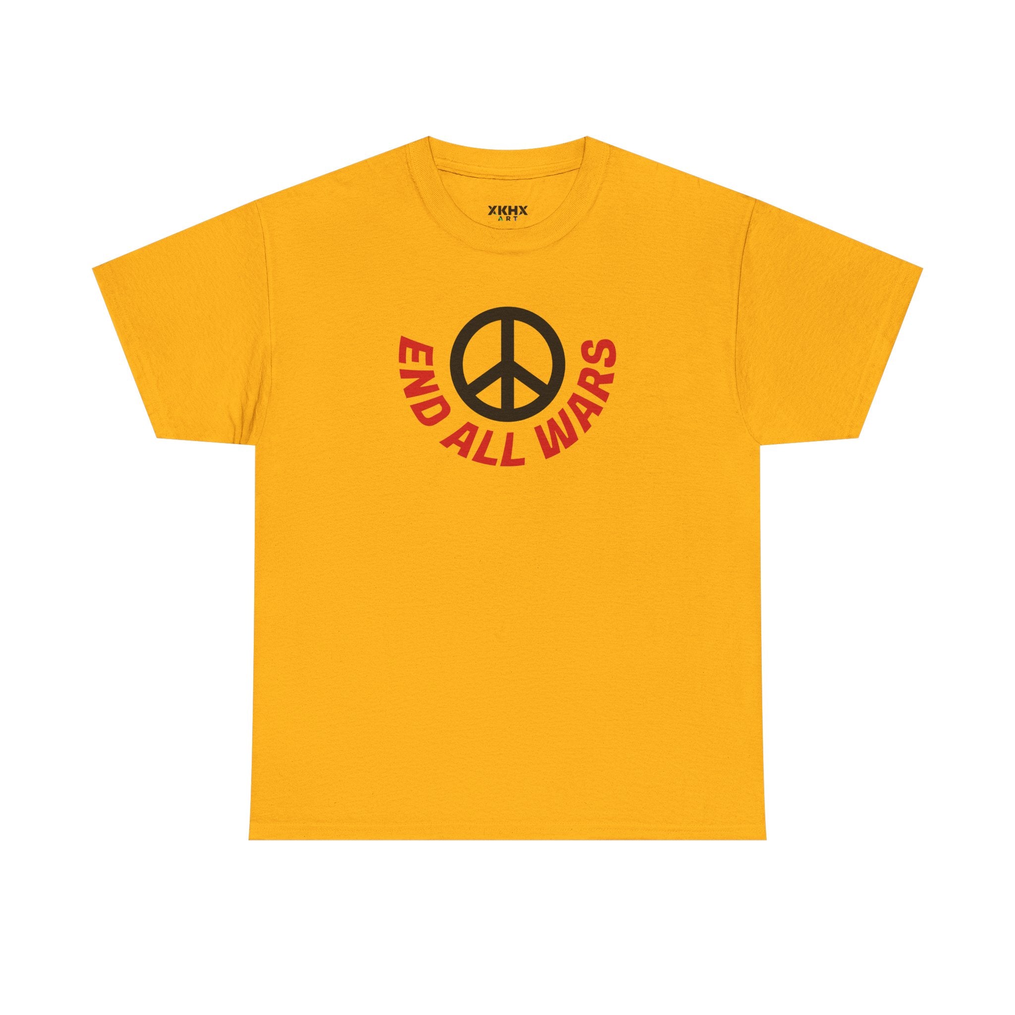 Peace Symbol T-Shirt — "End All Wars" Anti-War Graphic Tee
