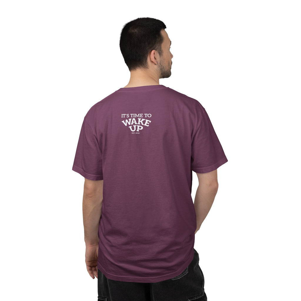 Wake Up Graphic T-Shirt — "It's Time to Wake Up" Casual Tee dark