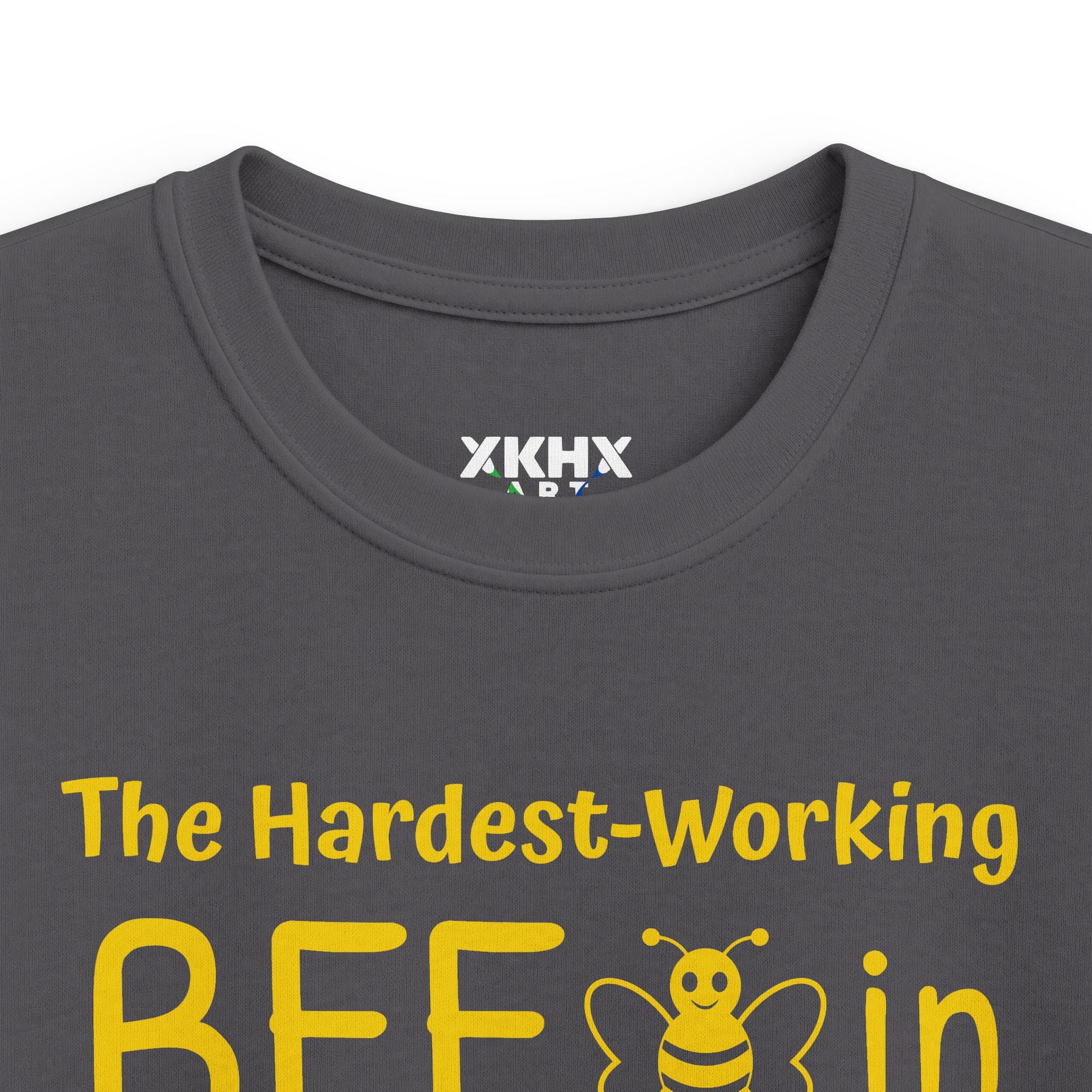 Personalized [XX] Grade Bee T-Shirt — "The Hardest-Working Bee in [XX] Grade" Kids Tee