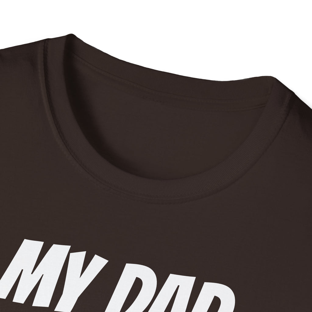 Superhero Dad T-Shirt — "My Dad Is My Superhero" Positive Message Tee