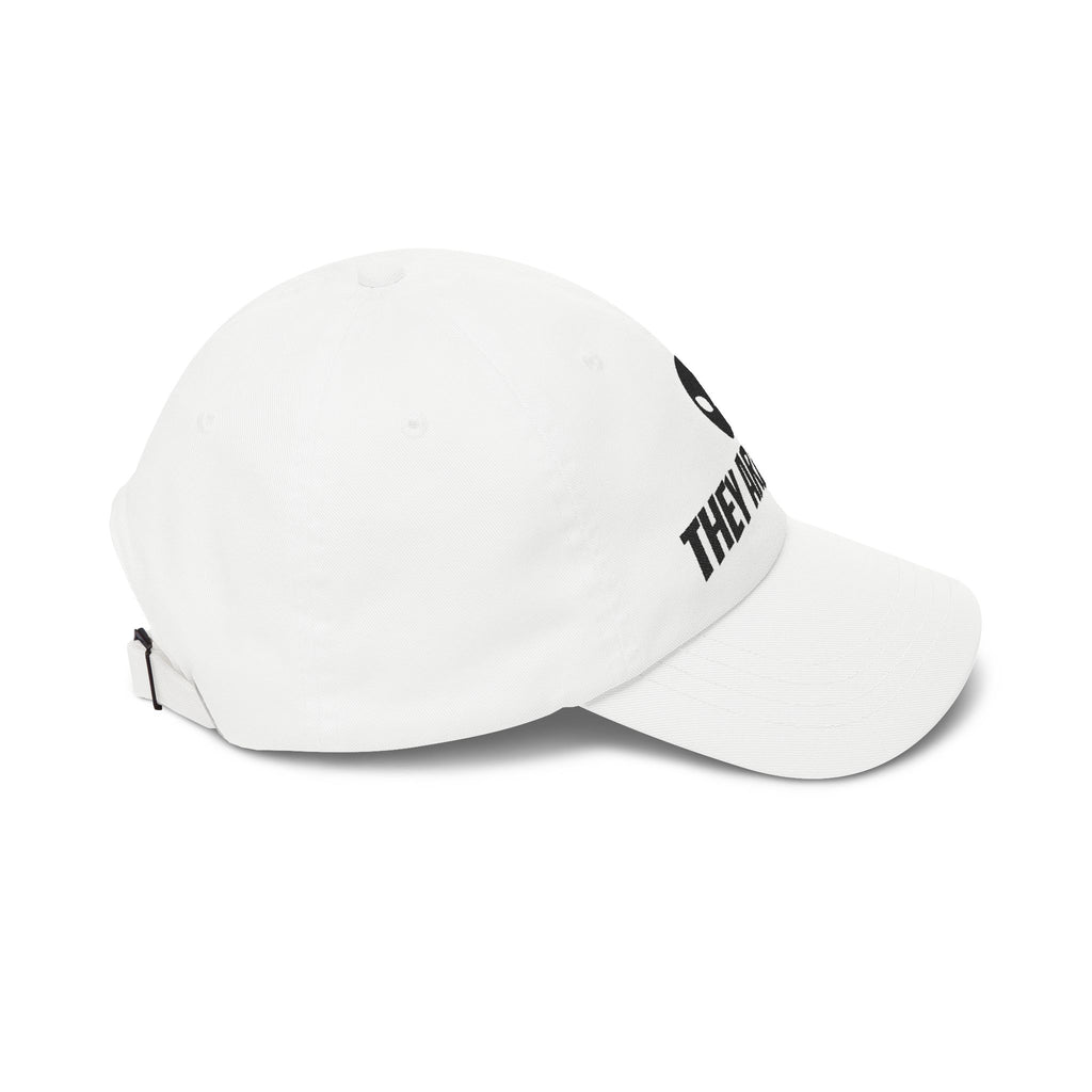 Alien "They Are Here" Dad Cap - Embroidered Baseball Hat light
