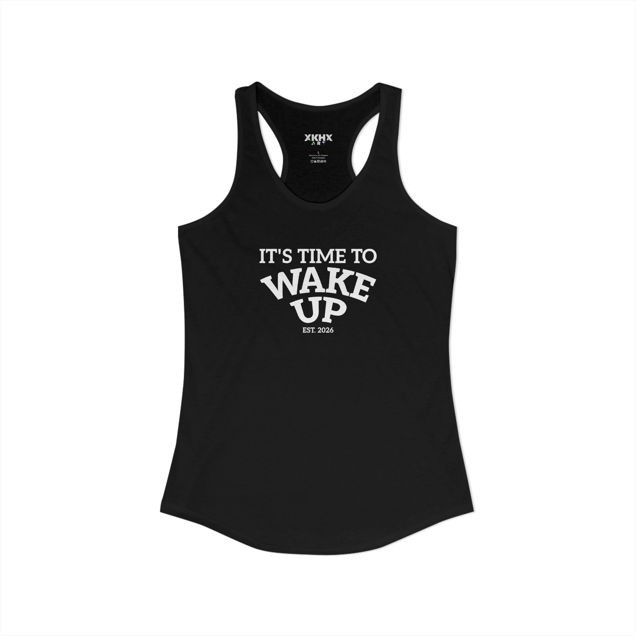 Wake Up dark | Women's Ideal Racerback Tank