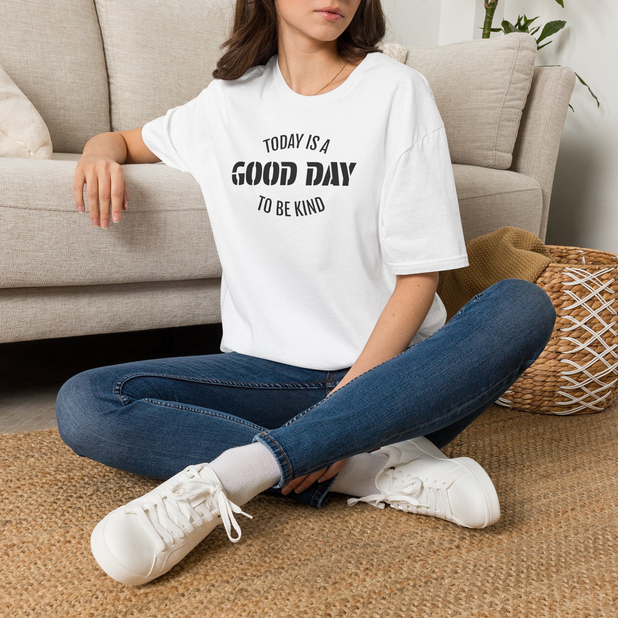 Kindness T-Shirt — "Today Is a Good Day to Be Kind" Positive Message Tee