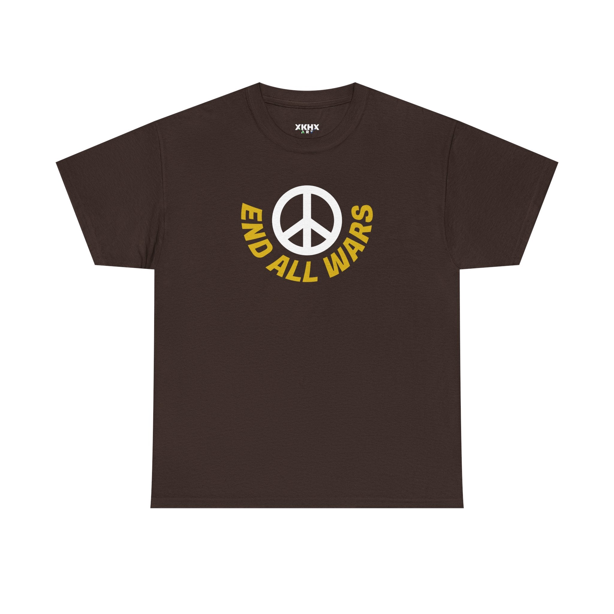 Peace Symbol T-Shirt — "End All Wars" Anti-War Graphic Tee