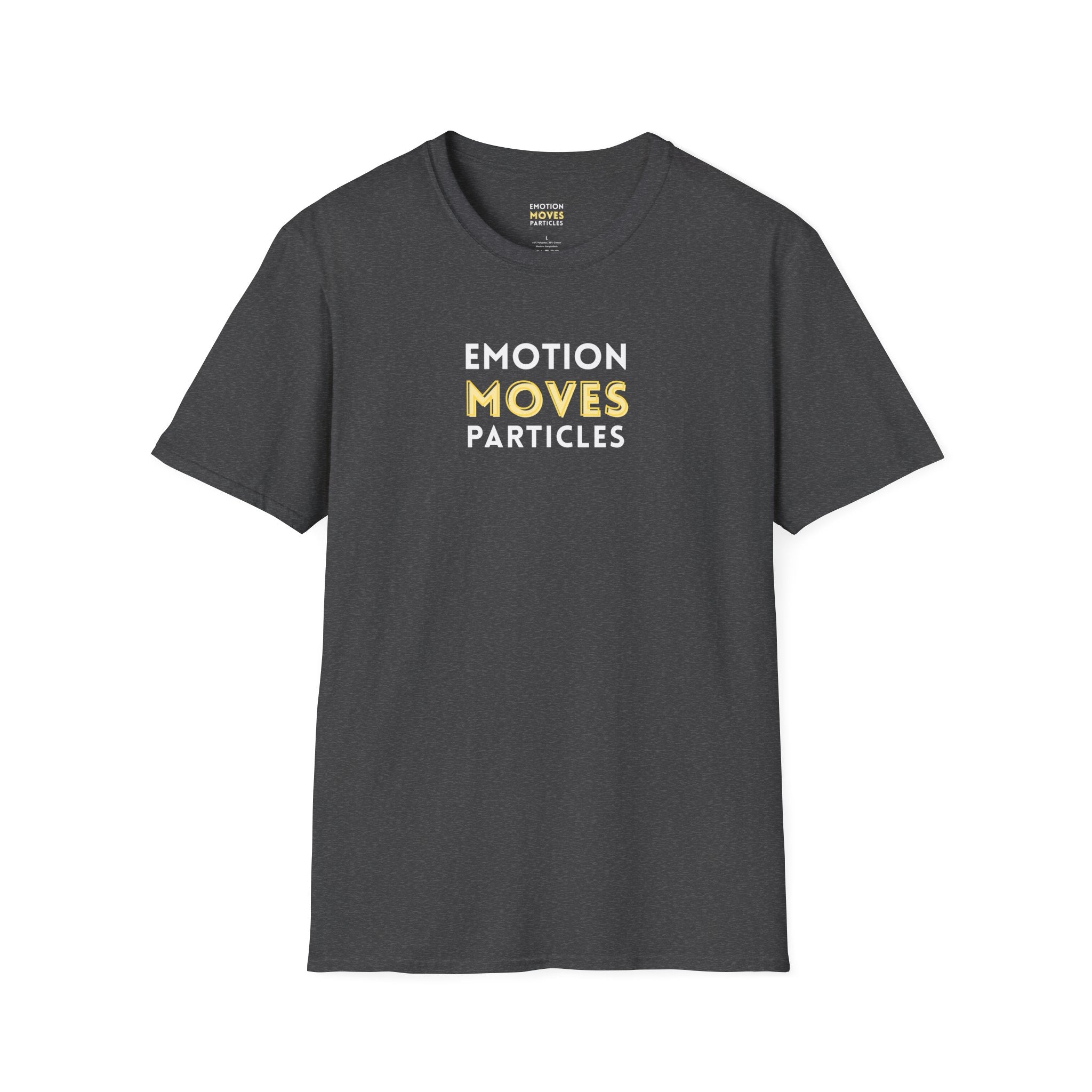 Emotion Moves Particles | Unisex Softstyle T-Shirt