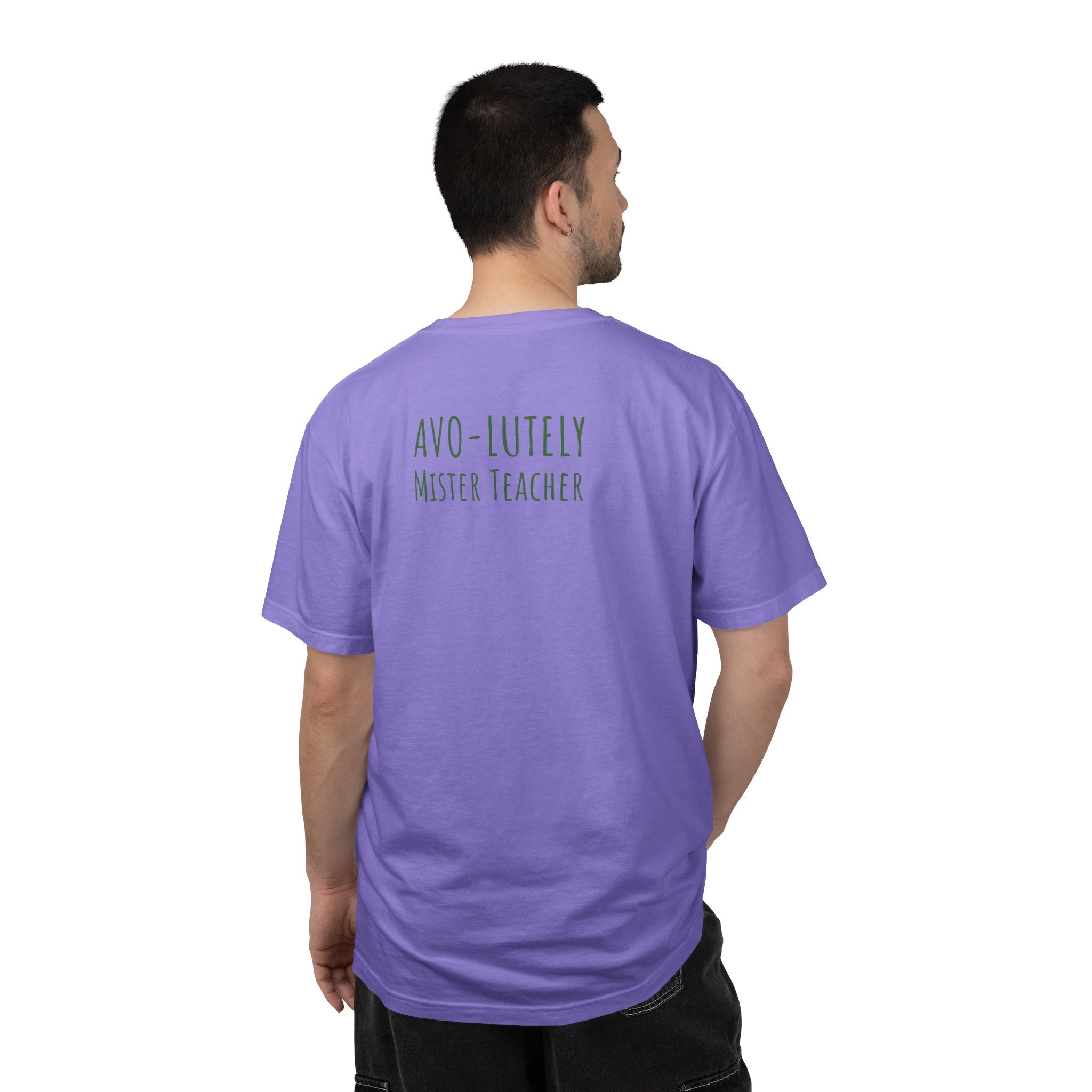 Personalizable "Avo-lutely Amazing Teacher" T-Shirt — Cute Avocado [XX] Grade Teacher Tee