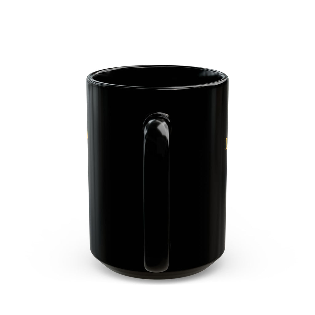 UFOs Are Real Black Coffee Mug — "I Told You So" Gold Script 11oz/15oz