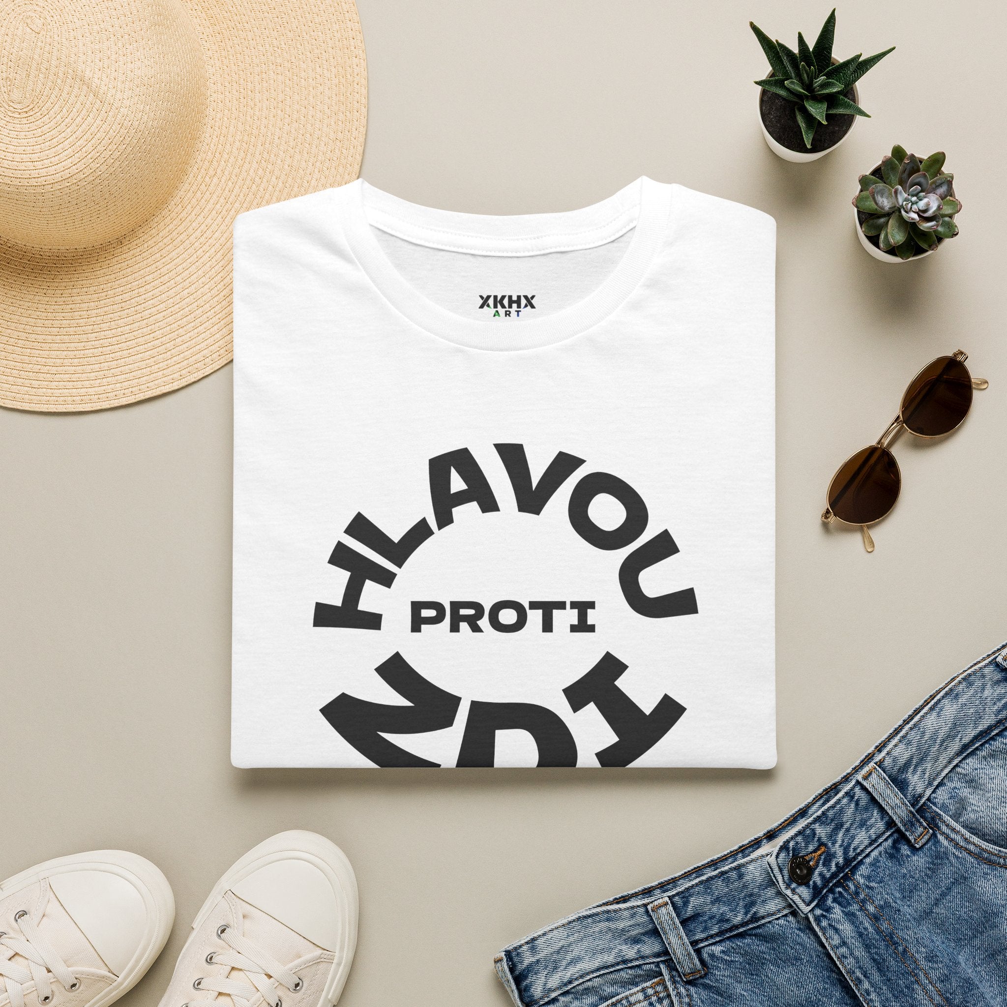 T-Shirt — Hlavou Proti Zdi - Bold Graphic Tee