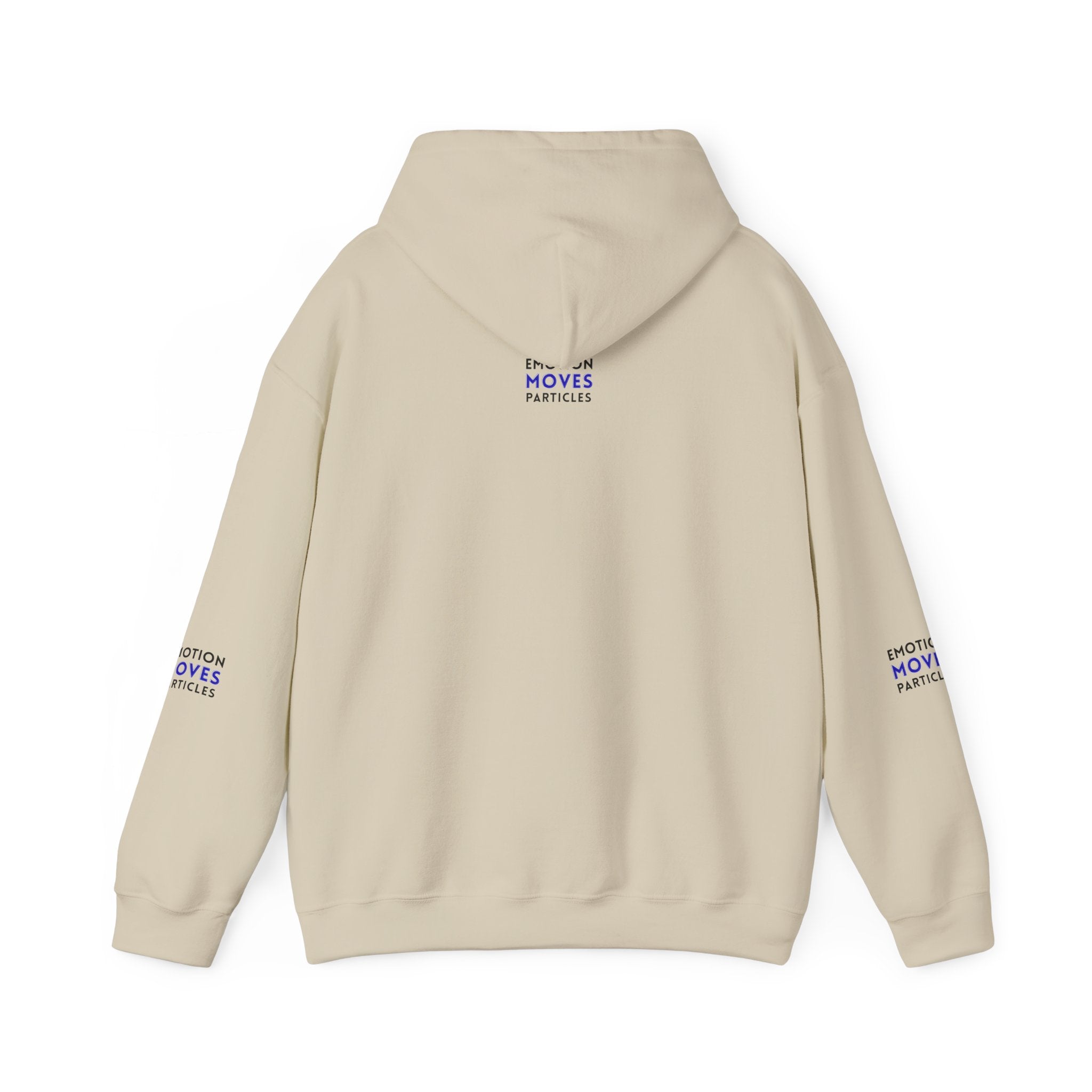Emotion Moves Particles Hoodie — Inspirational Graphic Pullover