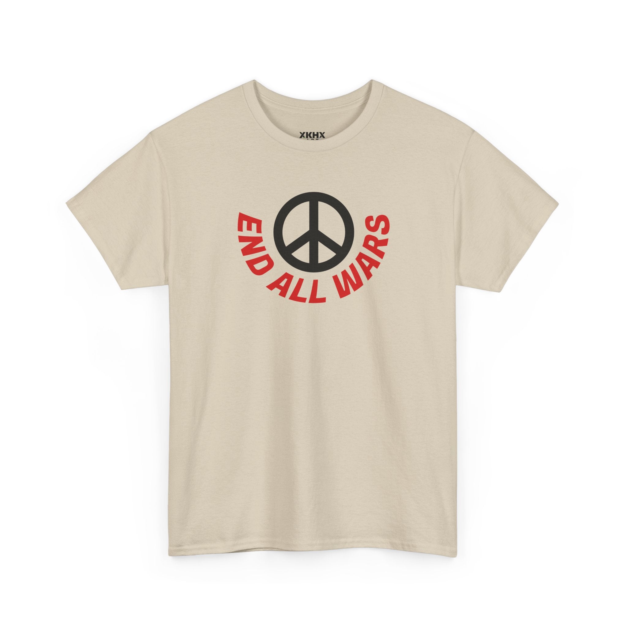 Peace Symbol T-Shirt — "End All Wars" Anti-War Graphic Tee