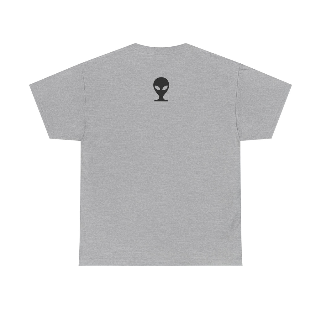 Alien Tee — Minimal "They Are Real" Vertical Graphic T-Shirt