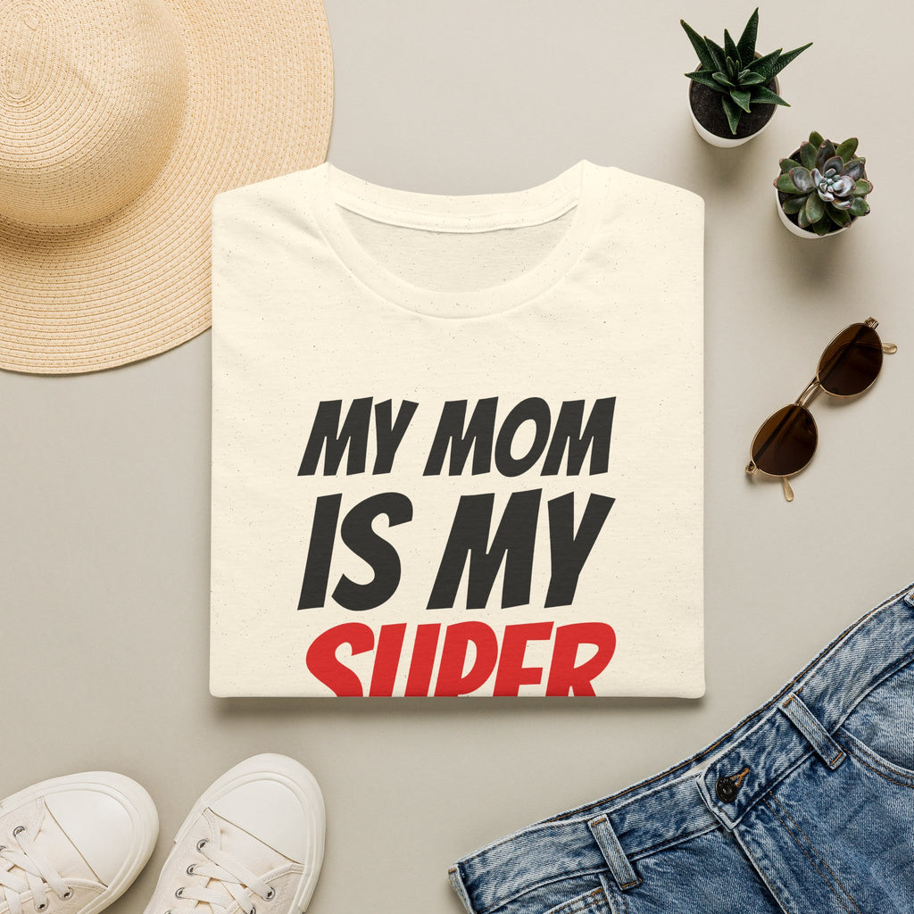 Superhero Mom T-Shirt — "My Mom Is My Superhero" Positive Message Tee