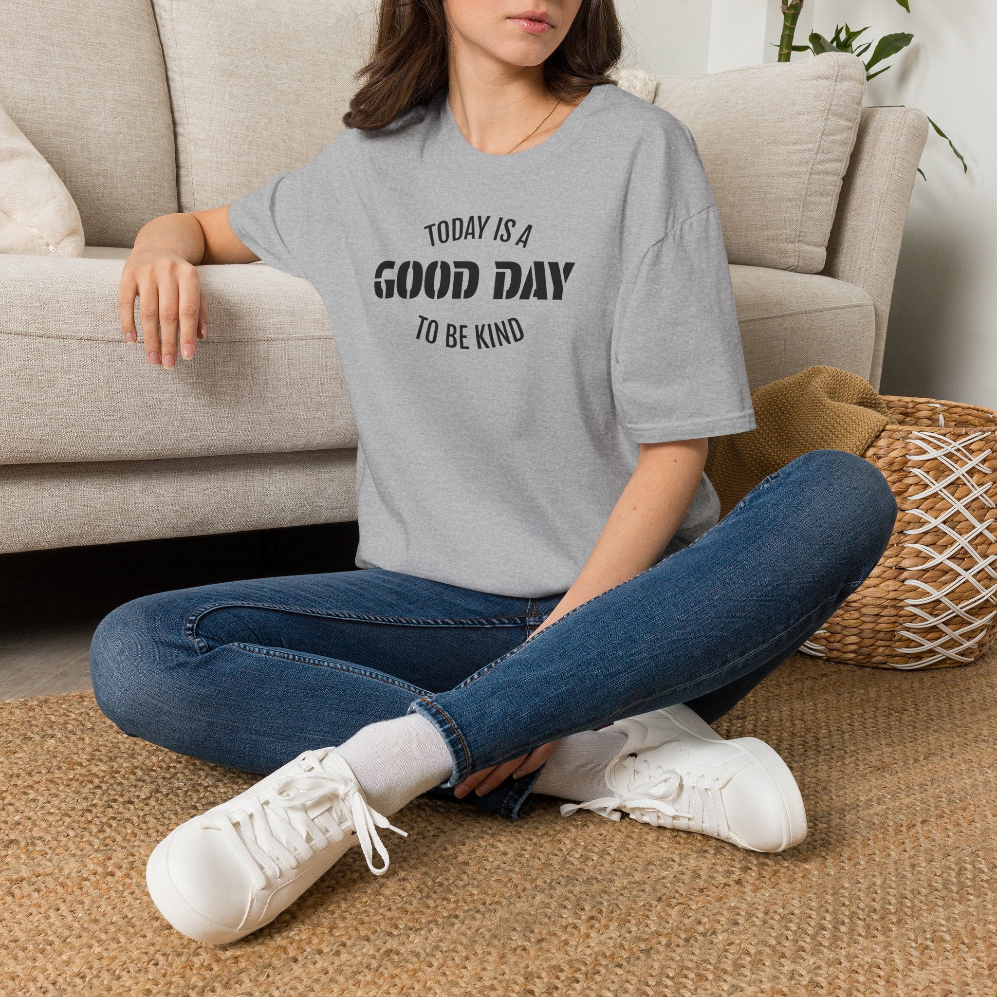 Kindness T-Shirt — "Today Is a Good Day to Be Kind" Positive Message Tee