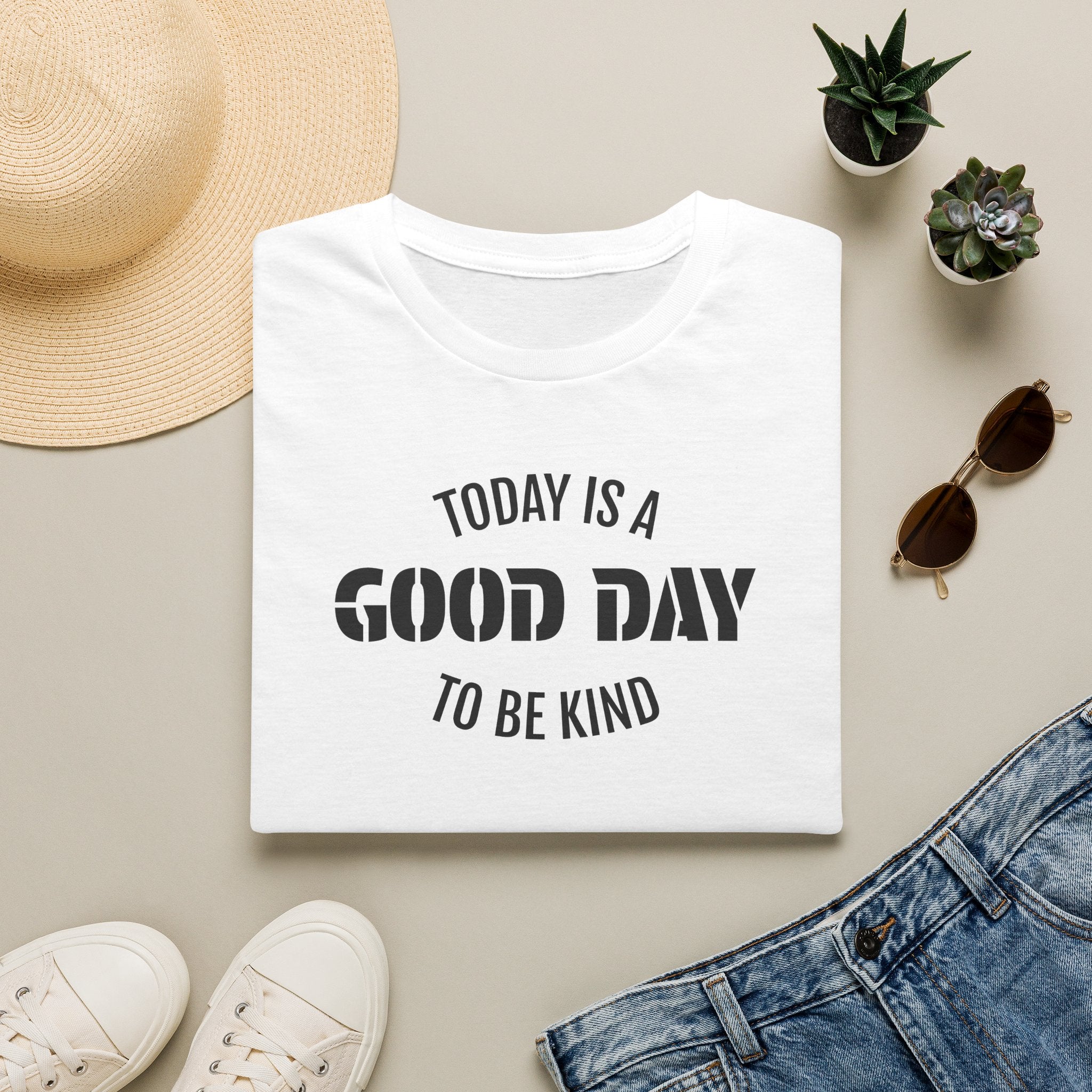 Kindness T-Shirt — "Today Is a Good Day to Be Kind" Positive Message Tee