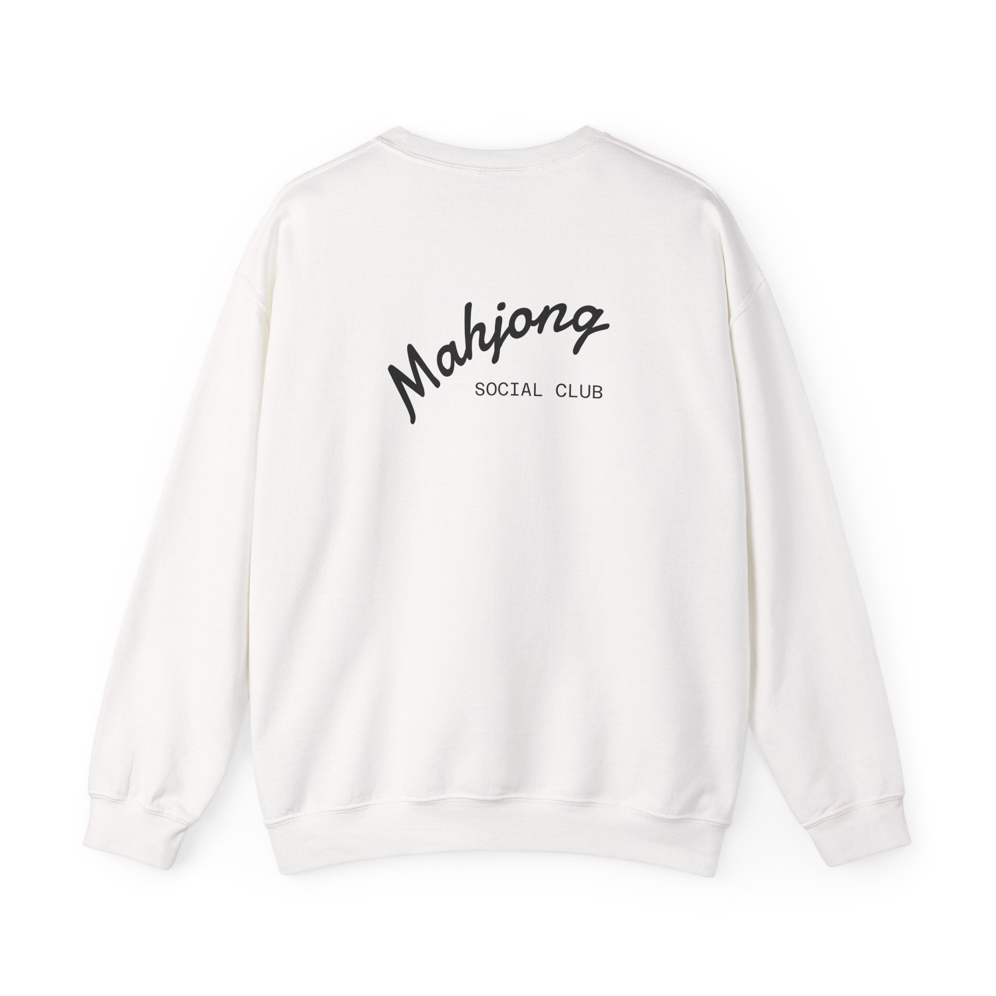 Mahjong Social Club Sweatshirt | tile-inspired, jade green pastel