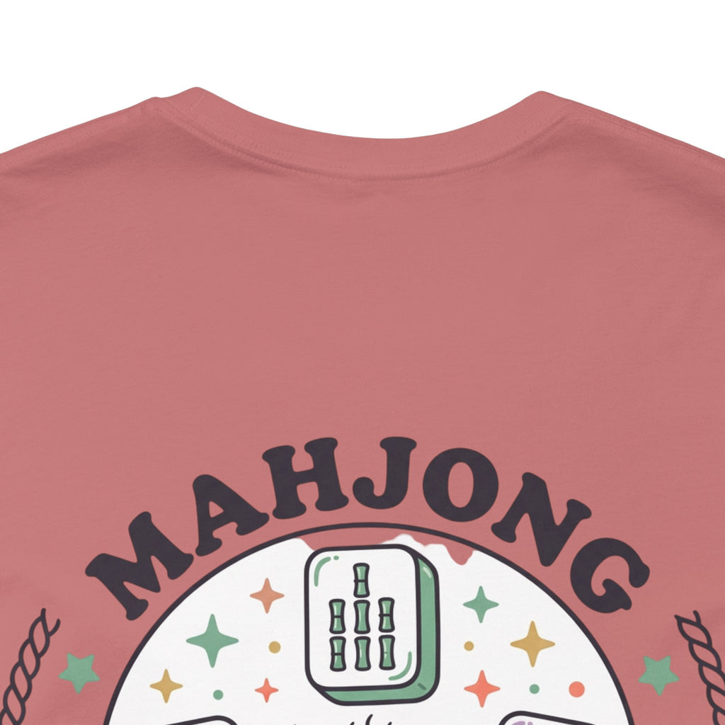 Mahjong Social Club Tee | tile-inspired, jade green pastel