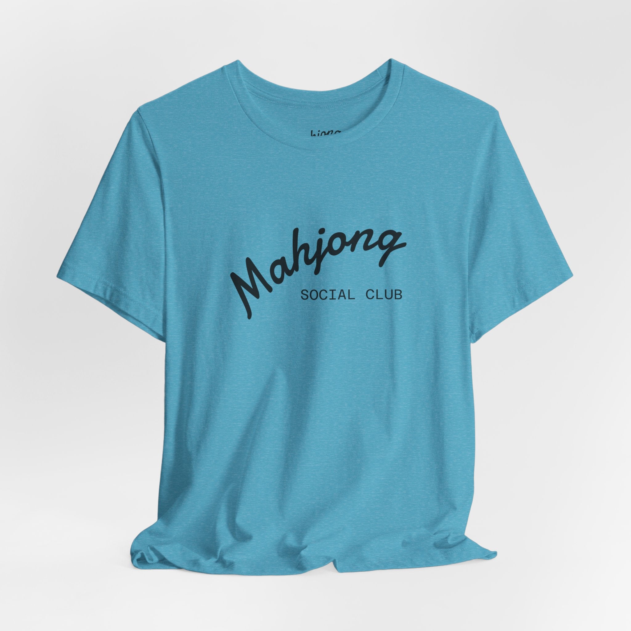 Mahjong Social Club Tee | tile-inspired, jade green pastel