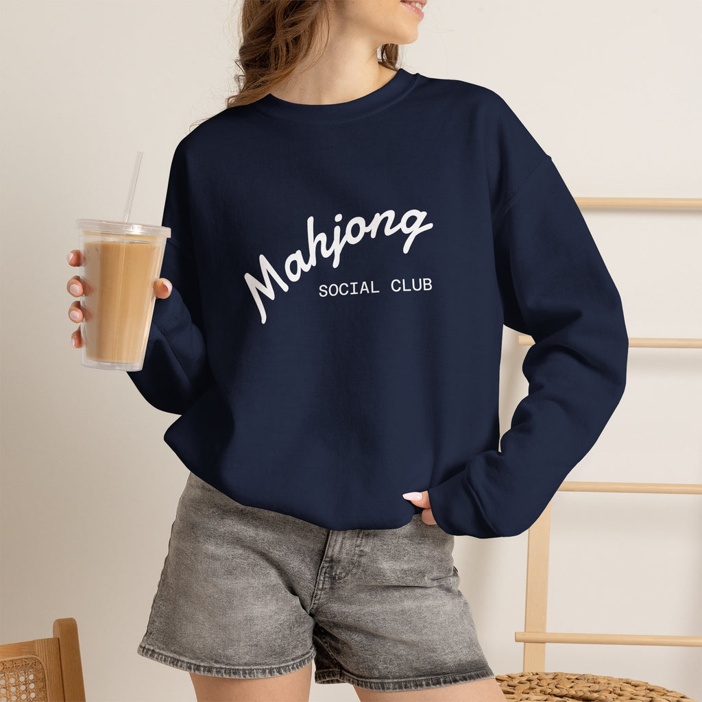 Mahjong Social Club | Unisex Heavy Blend™ Crewneck Sweatshirt