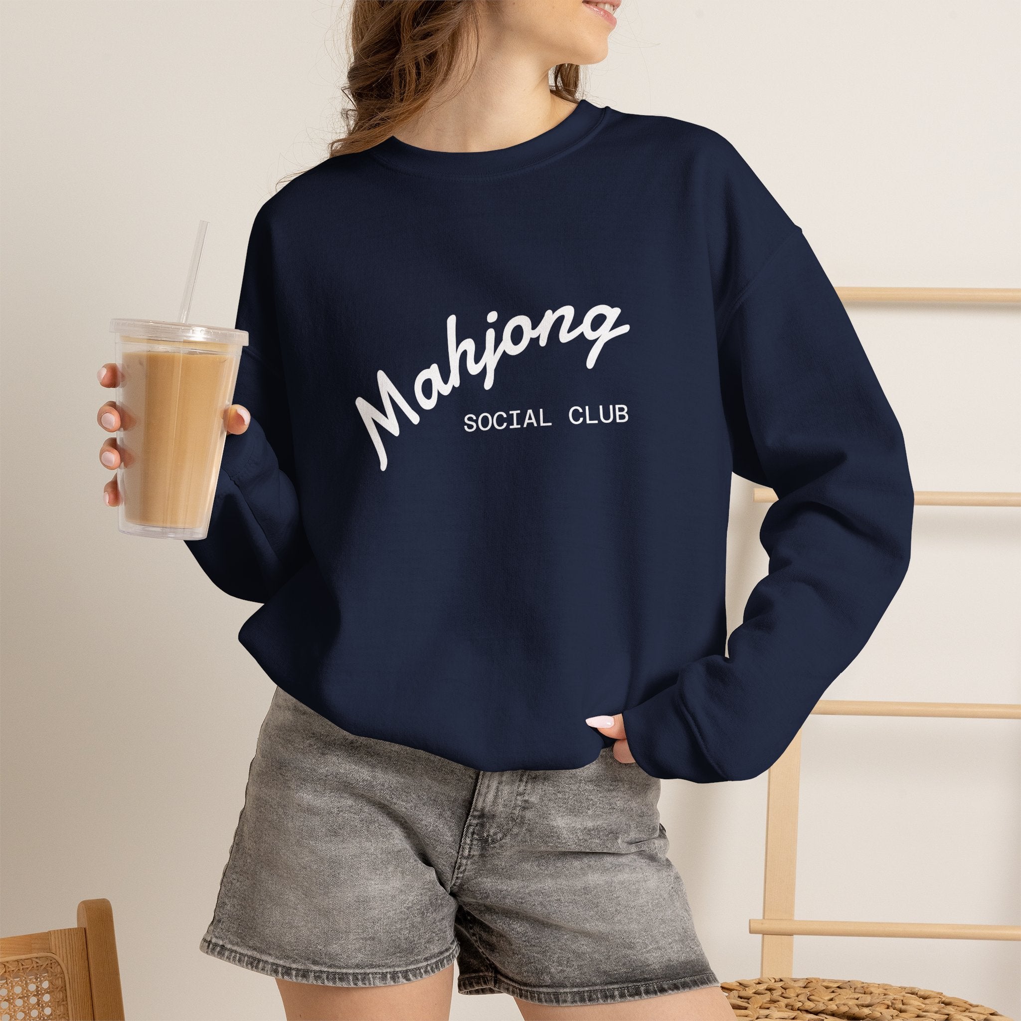 Mahjong Social Club | Unisex Heavy Blend™ Crewneck Sweatshirt