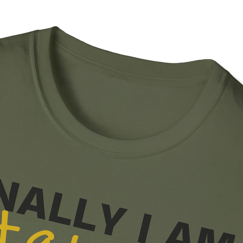 Alien T-Shirt — "Finally I am not a Weirdo talking about UFO & Aliens" - Positive Message Alien Tee