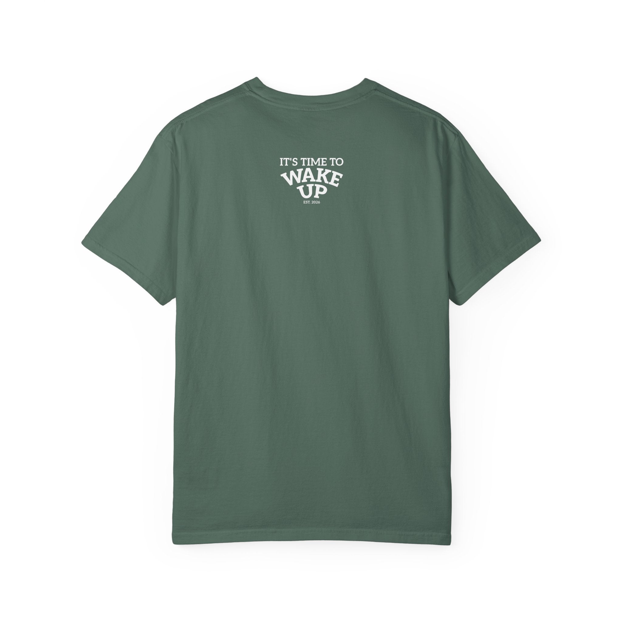 Wake Up Graphic T-Shirt — "It's Time to Wake Up" Casual Tee dark