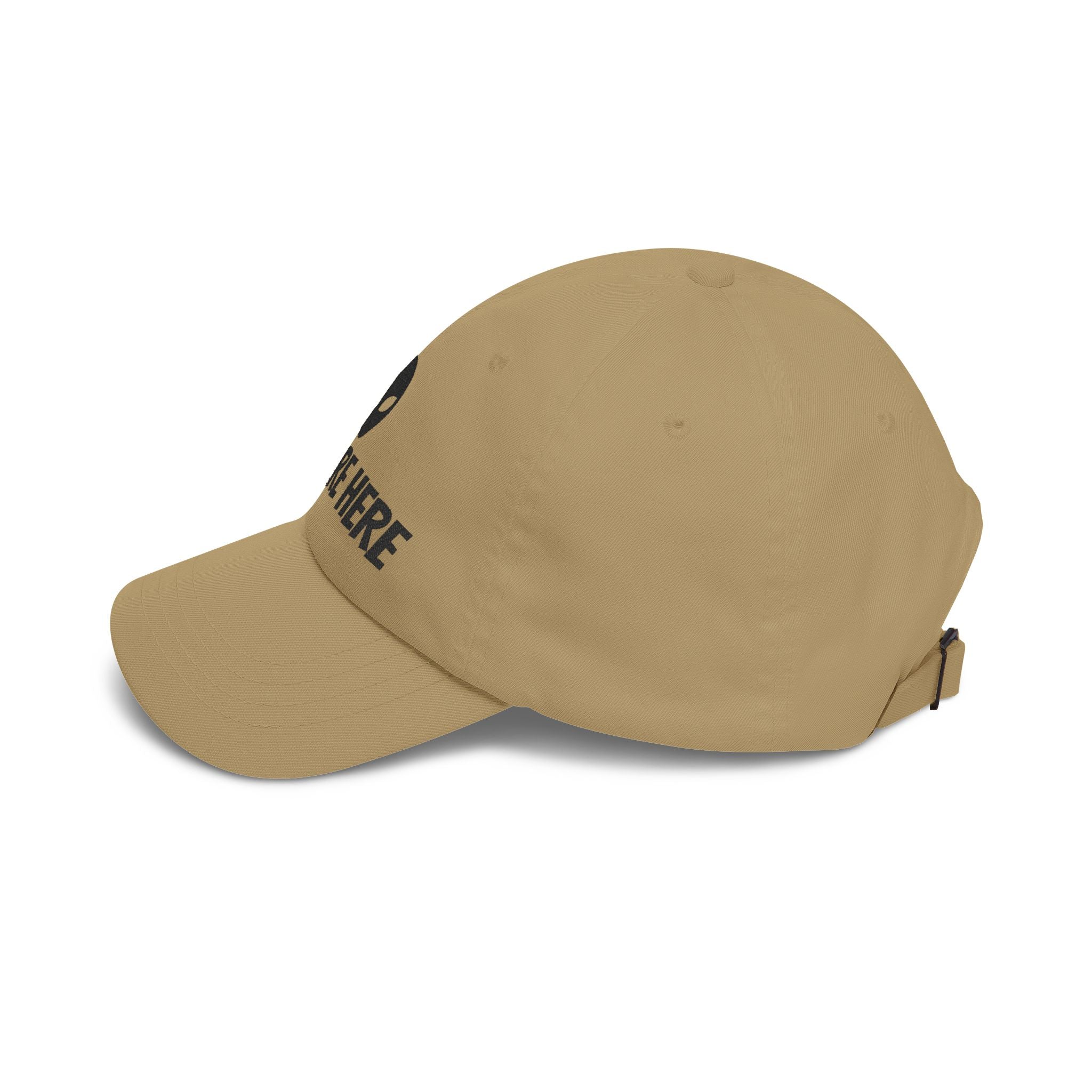 Alien "They Are Here" Dad Cap - Embroidered Baseball Hat light