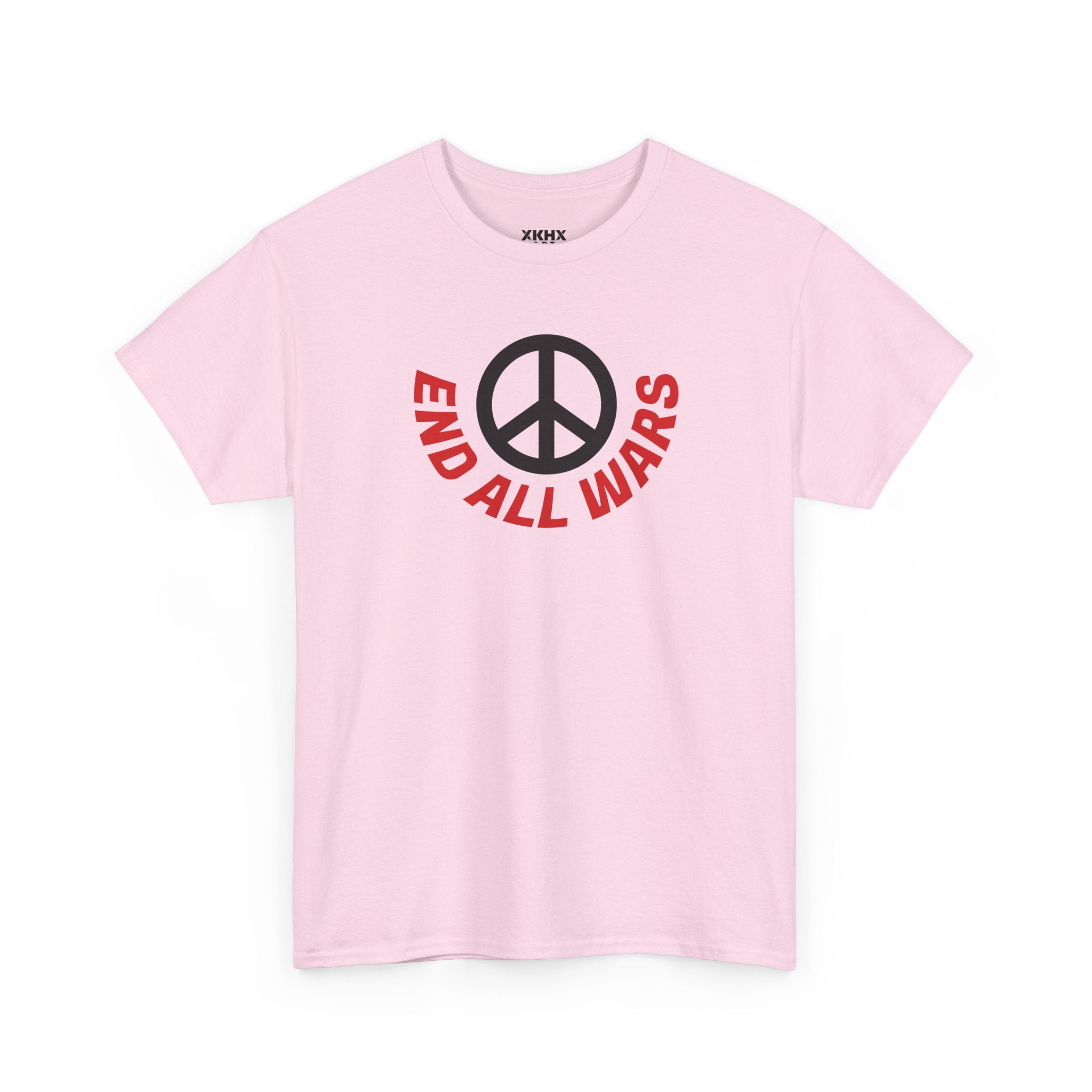Peace Symbol T-Shirt — "End All Wars" Anti-War Graphic Tee