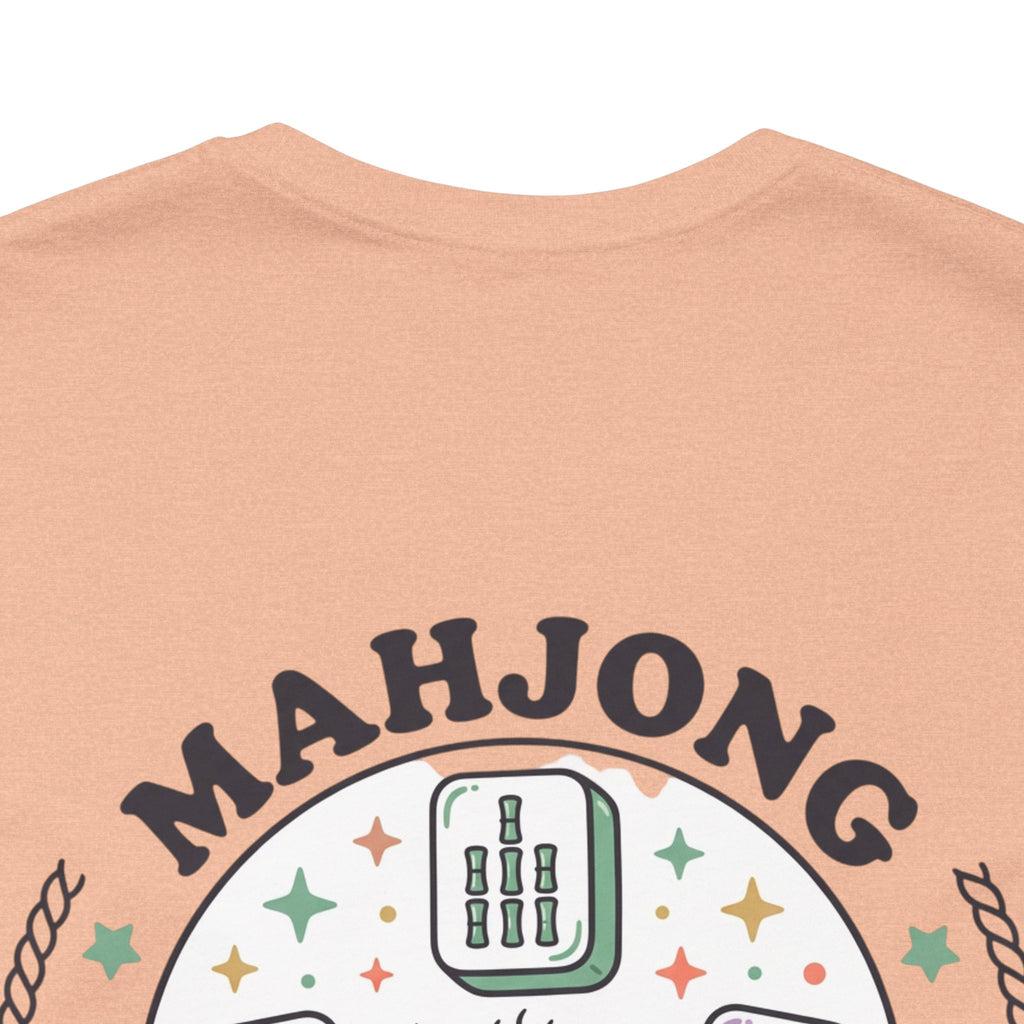 Mahjong Social Club Tee | tile-inspired, jade green pastel